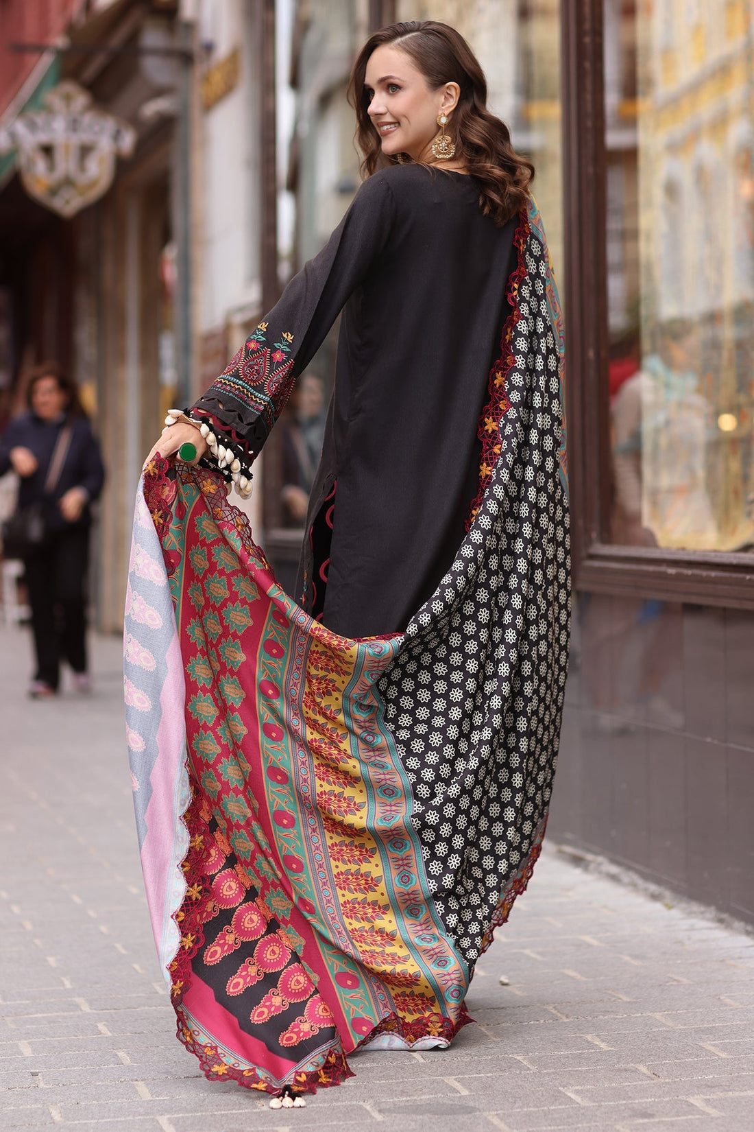 Charizma | Poshima Shawl | PS4-03 - Official Charizma stockist in UK - Sakeena London
