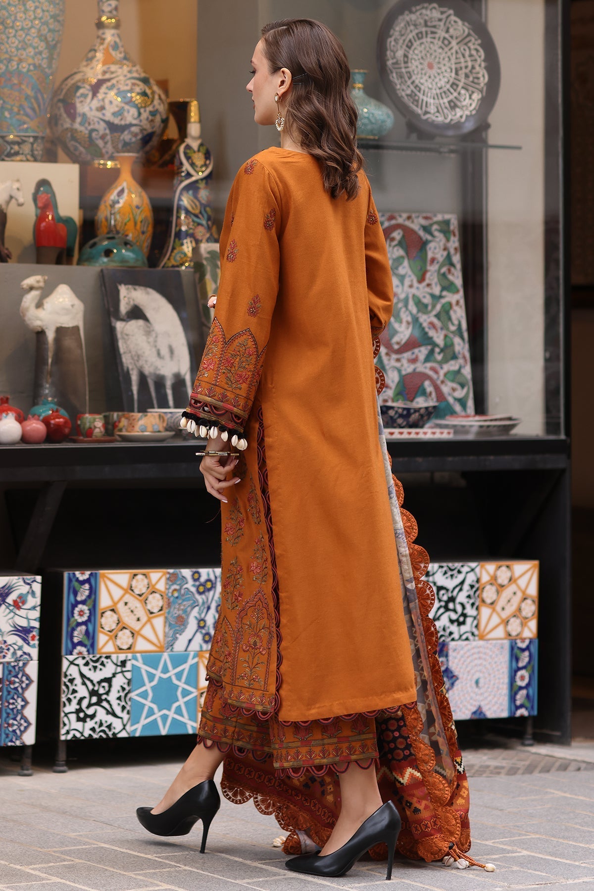 Charizma | Poshima Shawl | PS4-04 - Official Charizma stockist in UK - Sakeena London