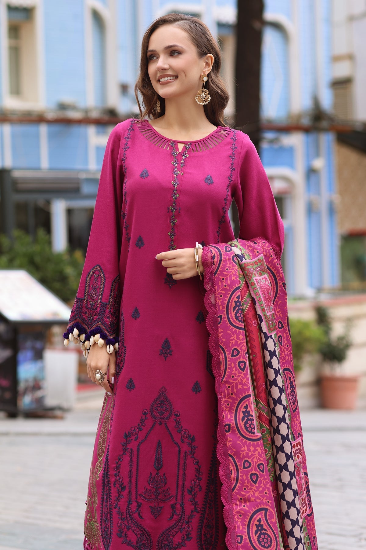 Charizma | Poshima Shawl | PS4-02 - Official Charizma stockist in UK - Sakeena London
