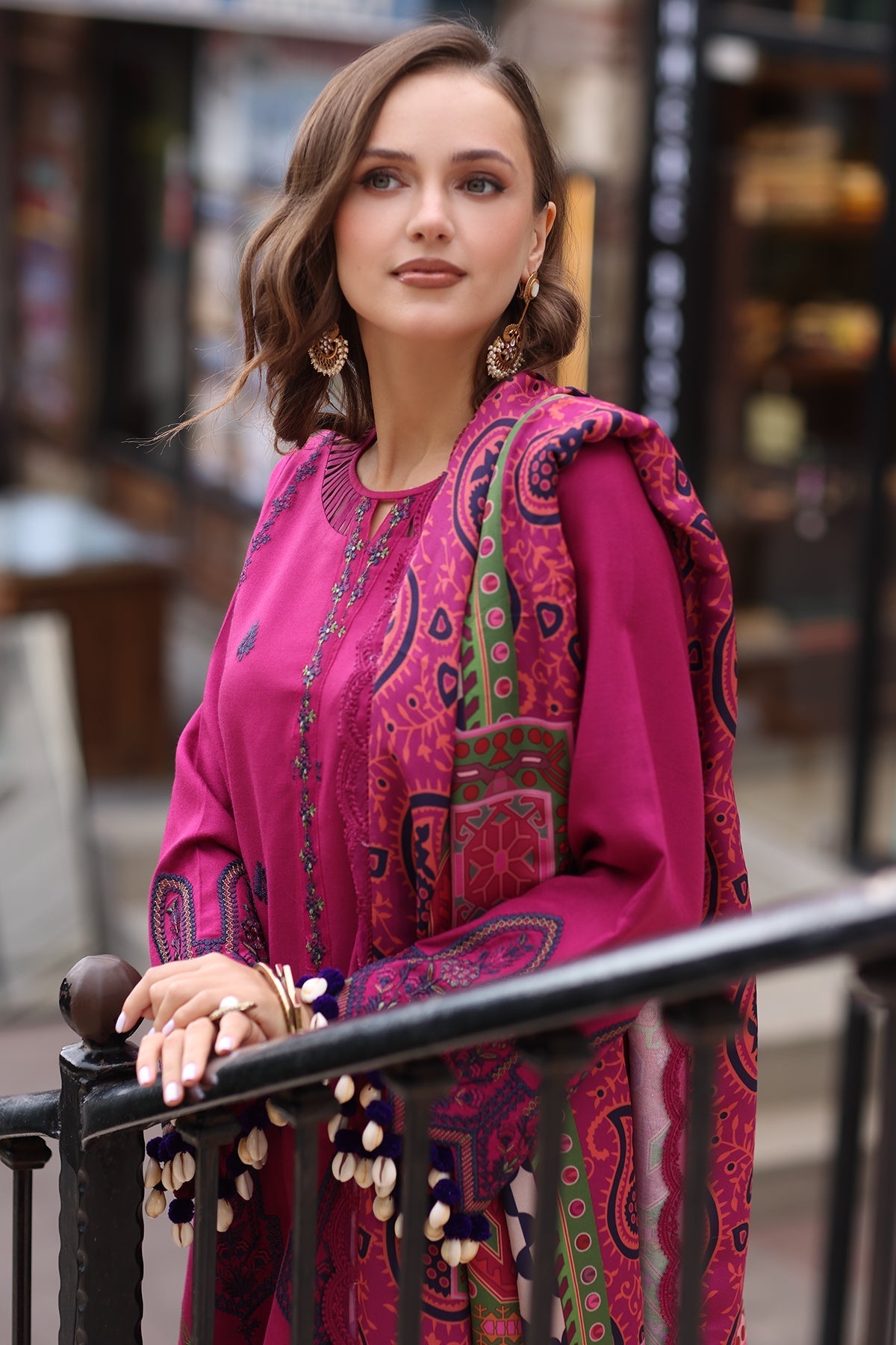 Charizma | Poshima Shawl | PS4-02 - Official Charizma stockist in UK - Sakeena London