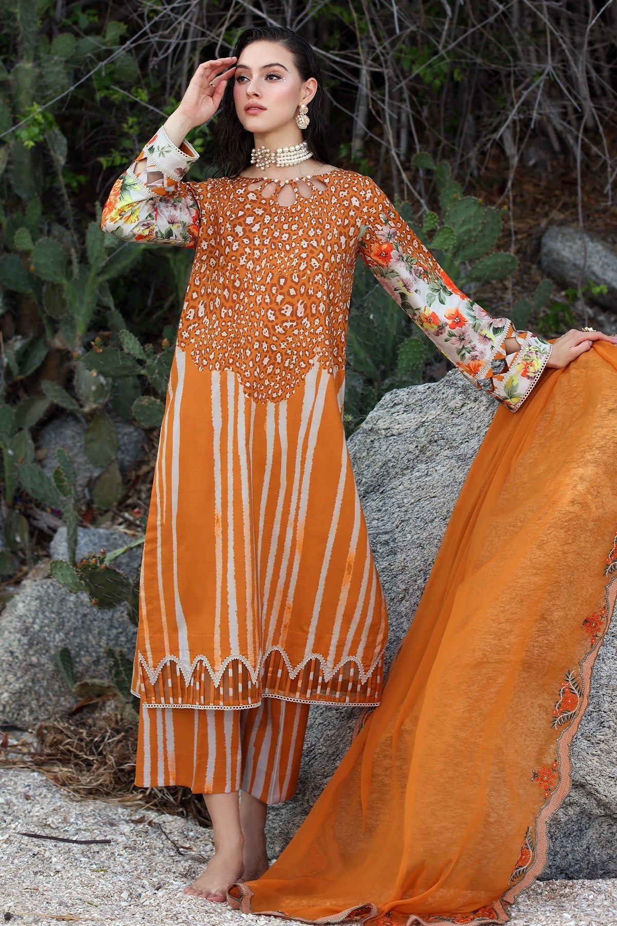 Charizma | Lawn Collection 24 | PM4-29 - Official Charizma stockist in UK - Sakeena London