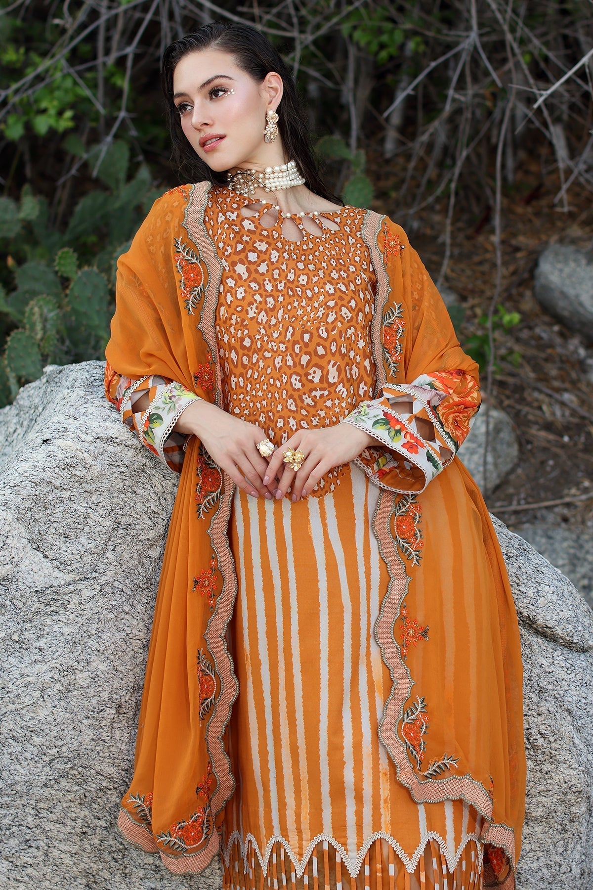 Charizma | Lawn Collection 24 | PM4-29 - Official Charizma stockist in UK - Sakeena London