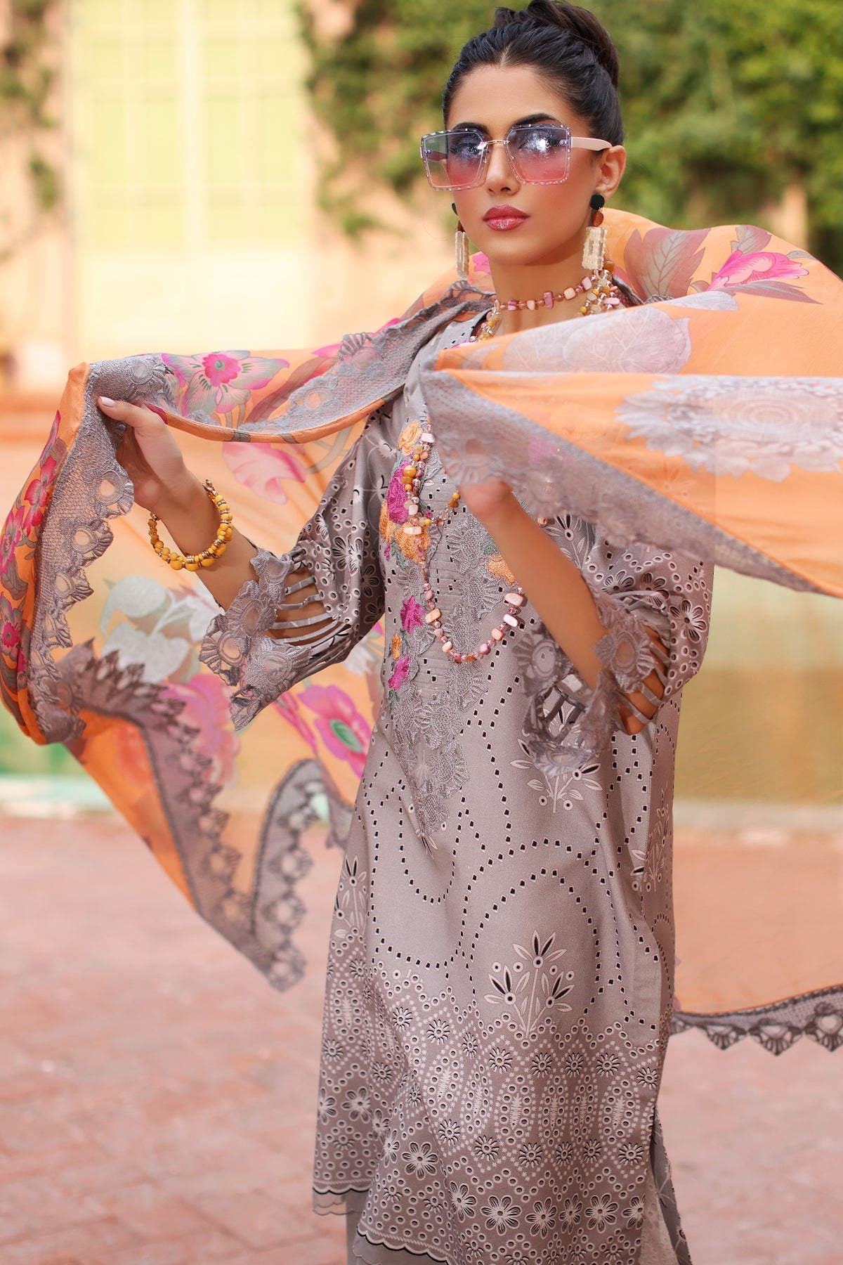 Charizma | Lawn Collection 24 | AS4-05 - Official Charizma stockist in UK - Sakeena London