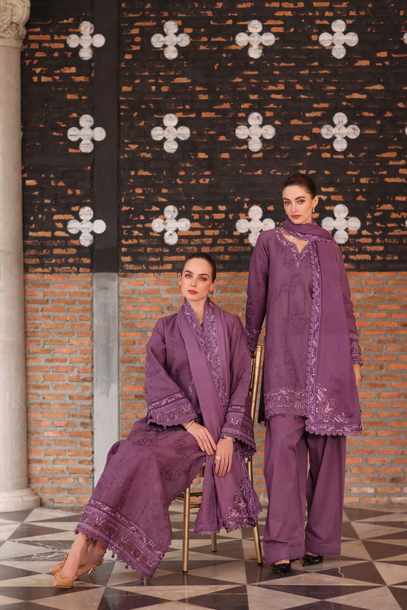 Noor by Saadia Asad | Winter Pashmina 25 | Serenity - Official Noor by Saadia Asad stockist in UK - Sakeena London