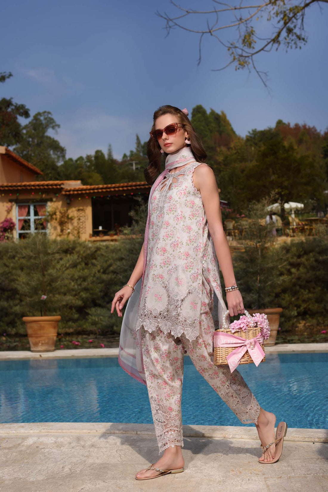 Noor by Saadia Asad | Luxe Chikankari 25 | D7-A - Official Noor by Saadia Asad stockist in UK - Sakeena London