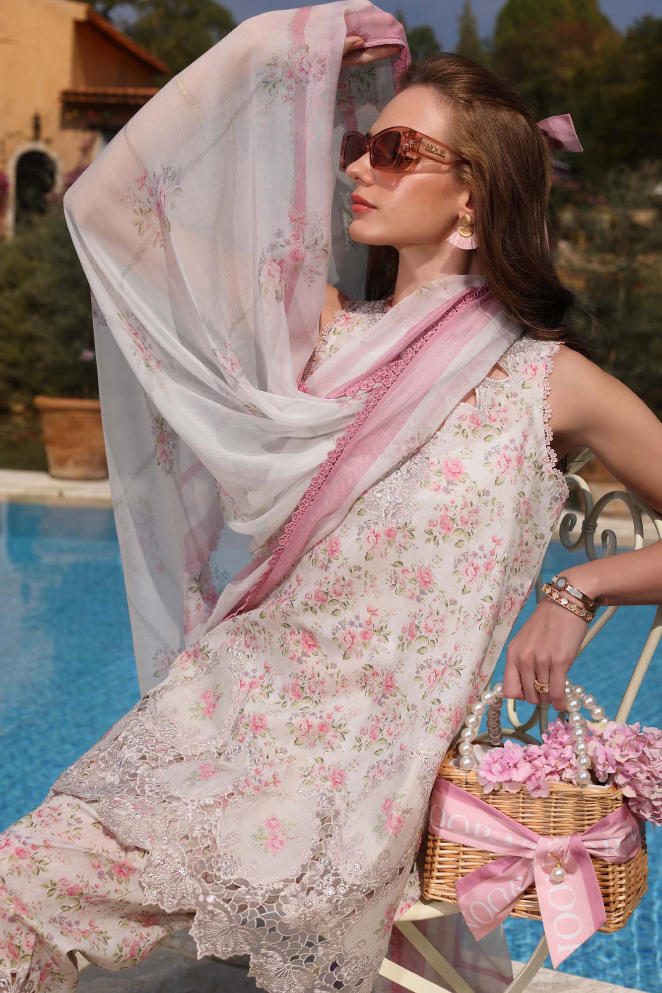 Noor by Saadia Asad | Luxe Chikankari 25 | D7-A - Official Noor by Saadia Asad stockist in UK - Sakeena London