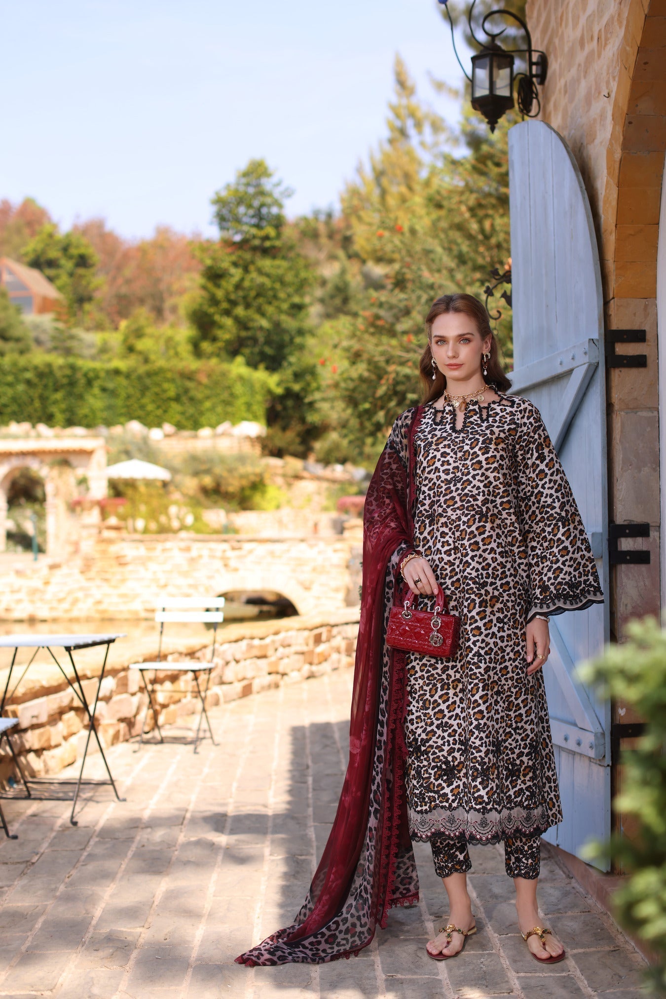 Noor by Saadia Asad | Luxe Chikankari 25 | D2-B - Official Noor by Saadia Asad stockist in UK - Sakeena London