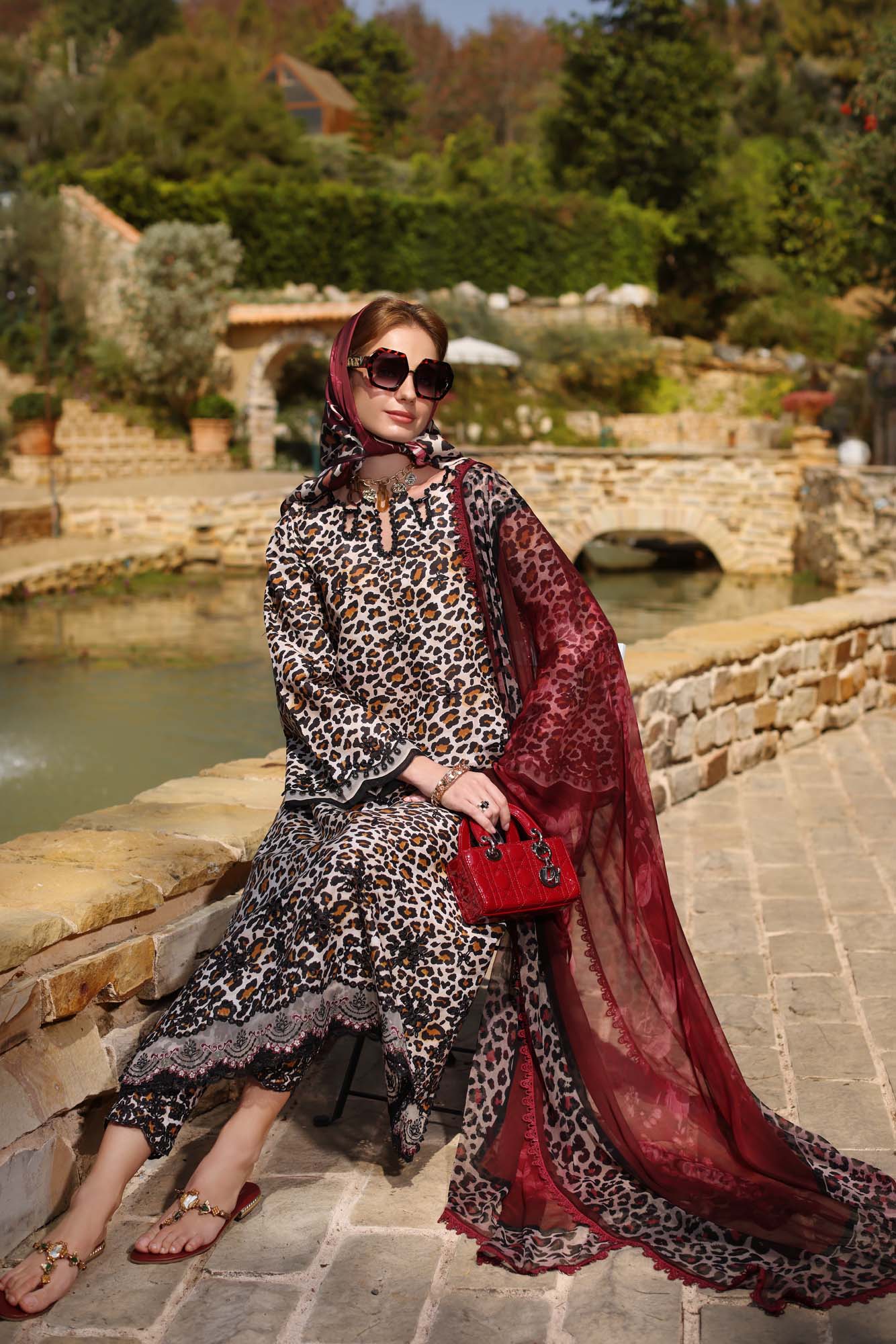 Noor by Saadia Asad | Luxe Chikankari 25 | D2-B - Official Noor by Saadia Asad stockist in UK - Sakeena London