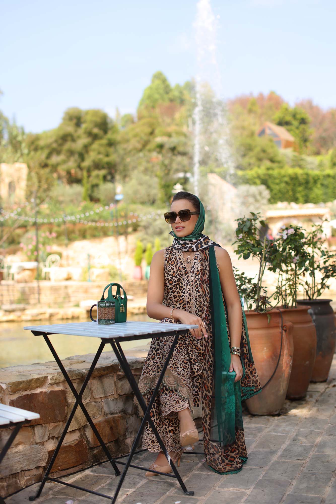 Noor by Saadia Asad | Luxe Chikankari 25 | D2-A - Official Noor by Saadia Asad stockist in UK - Sakeena London