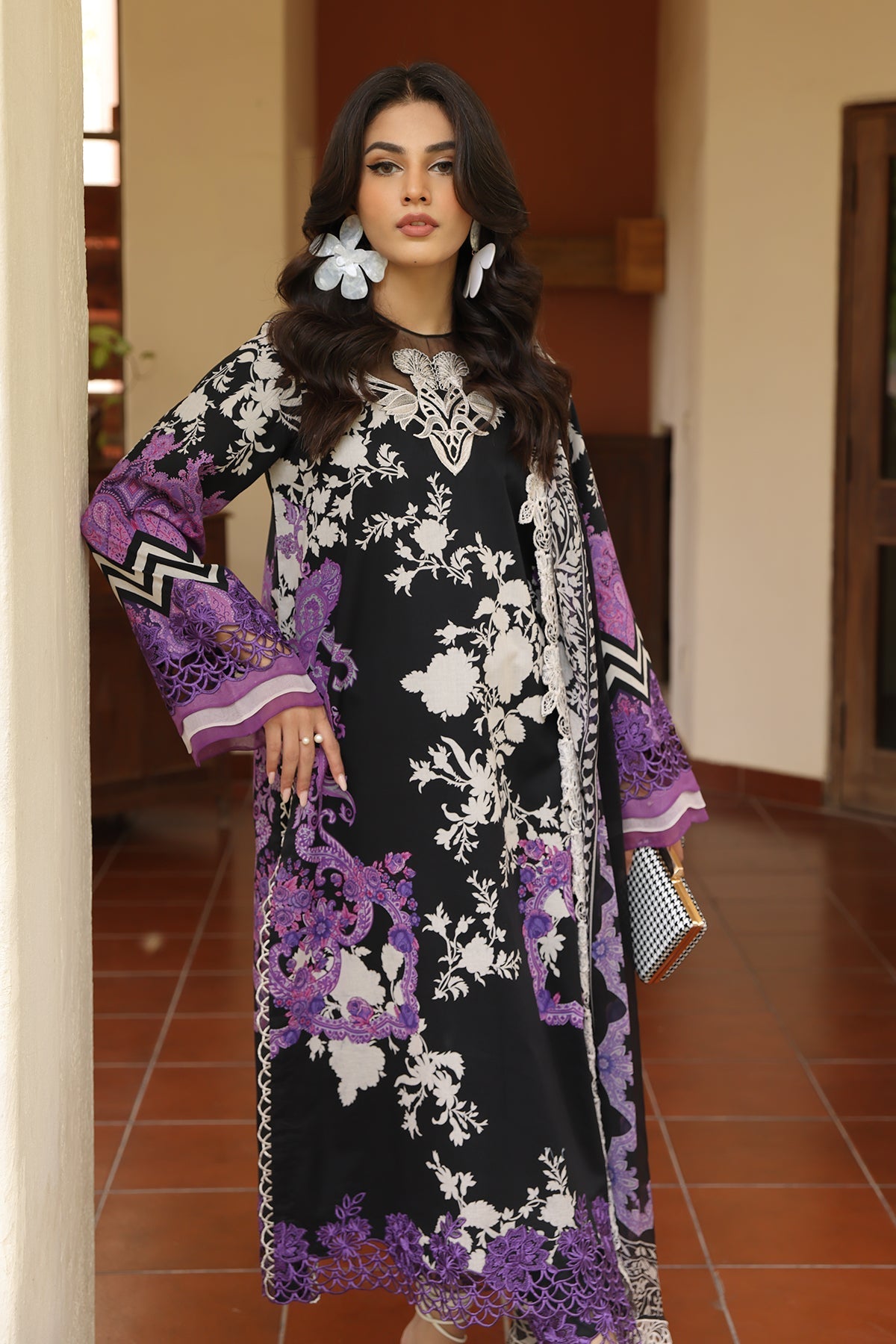 Charizma | Lawn Collection 24 | AS4-46 - Official Charizma stockist in UK - Sakeena London