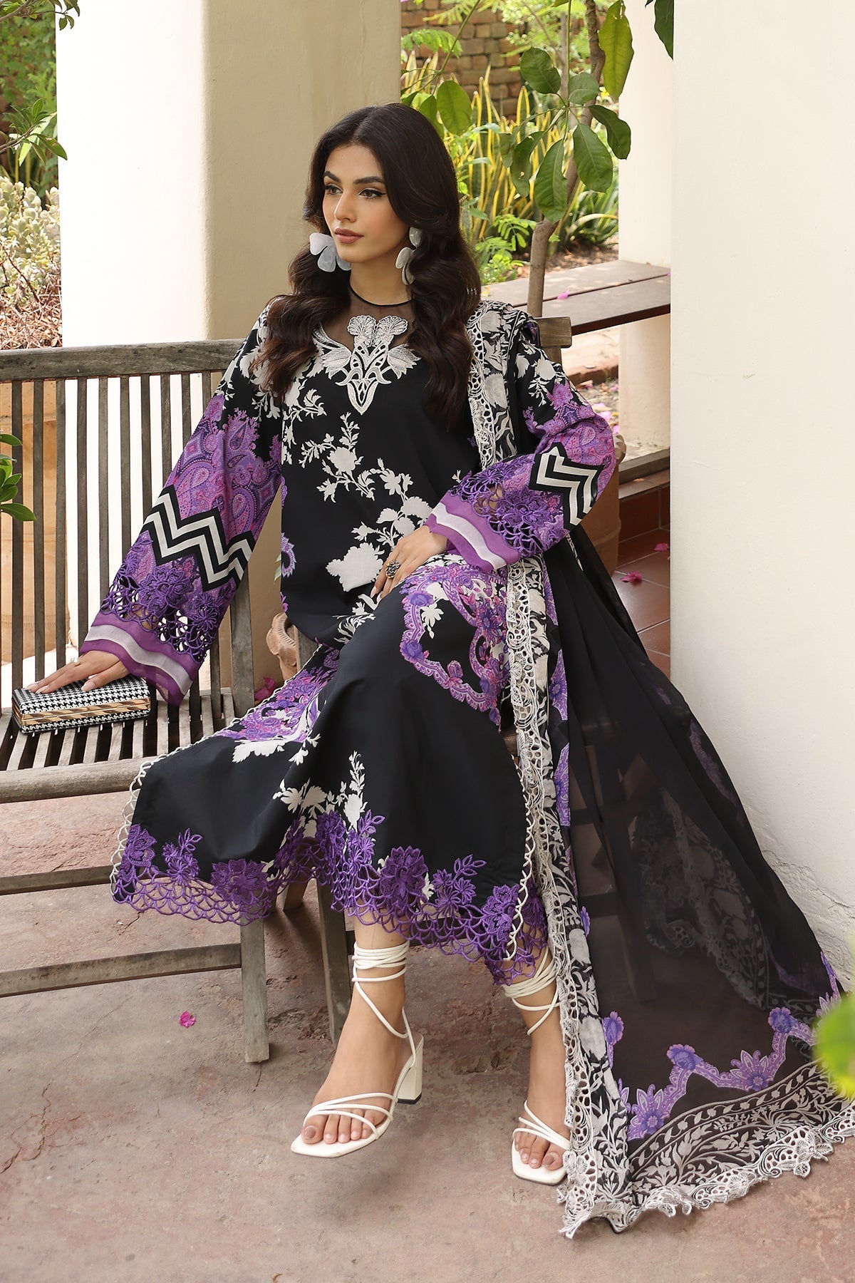 Charizma | Lawn Collection 24 | AS4-46 - Official Charizma stockist in UK - Sakeena London
