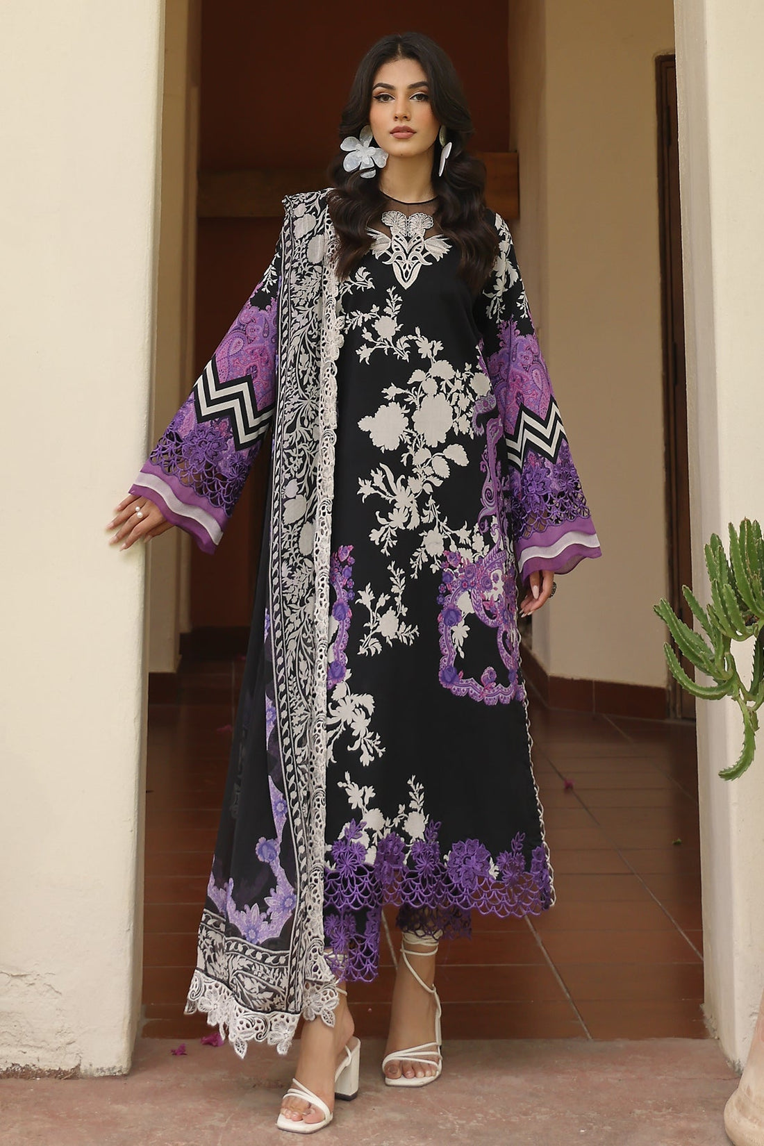Charizma | Lawn Collection 24 | AS4-46 - Official Charizma stockist in UK - Sakeena London