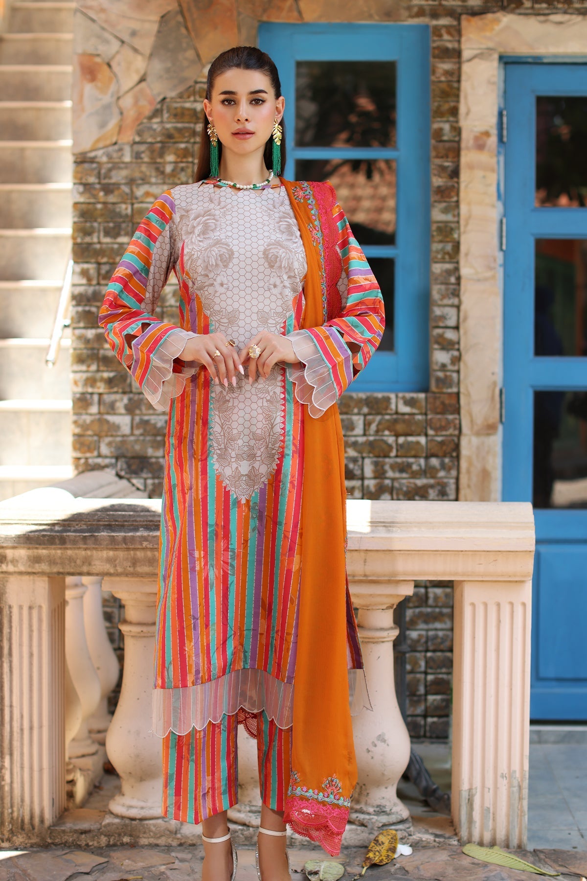 Charizma | Lawn Collection 24 | AS4-25 - Official Charizma stockist in UK - Sakeena London