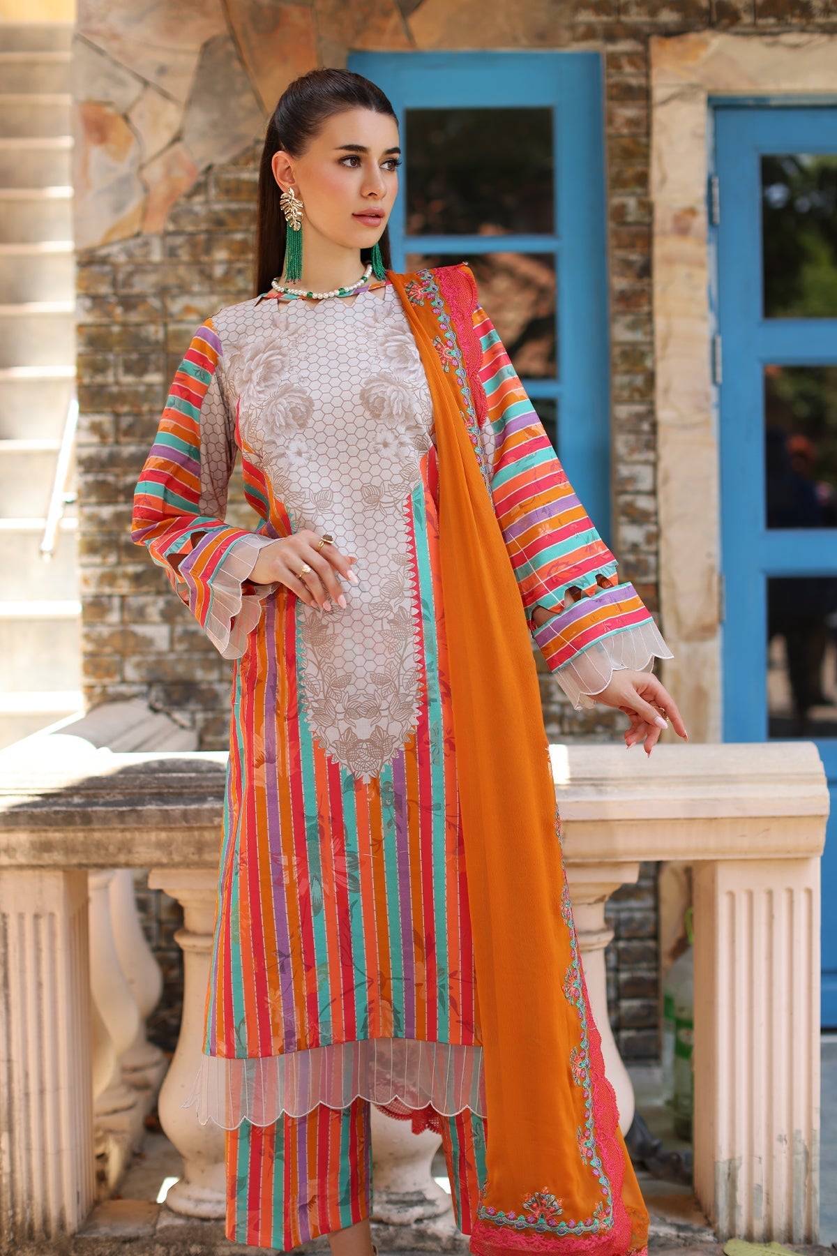 Charizma | Lawn Collection 24 | AS4-25 - Official Charizma stockist in UK - Sakeena London