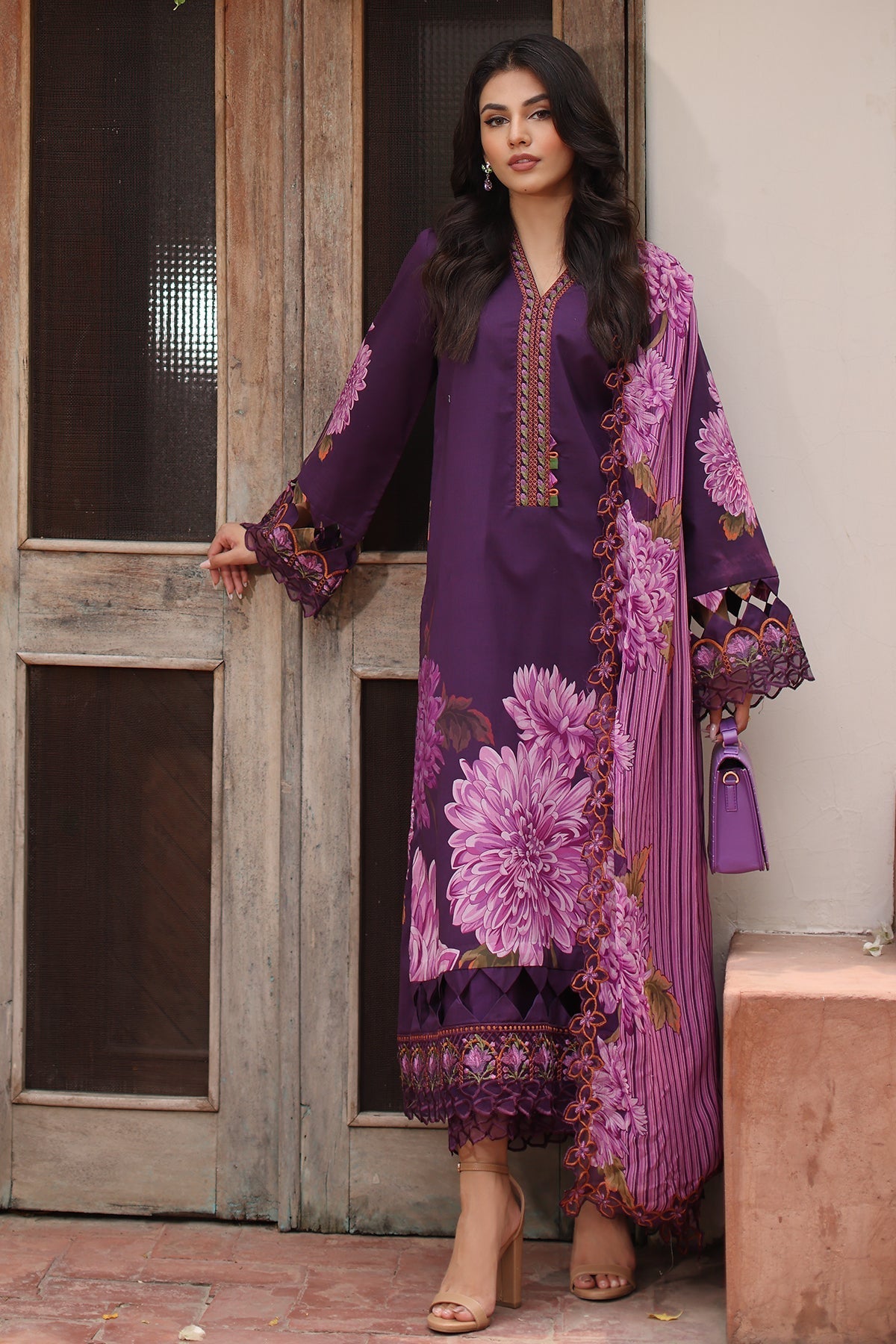 Charizma | Lawn Collection 24 | AS4-44 - Official Charizma stockist in UK - Sakeena London
