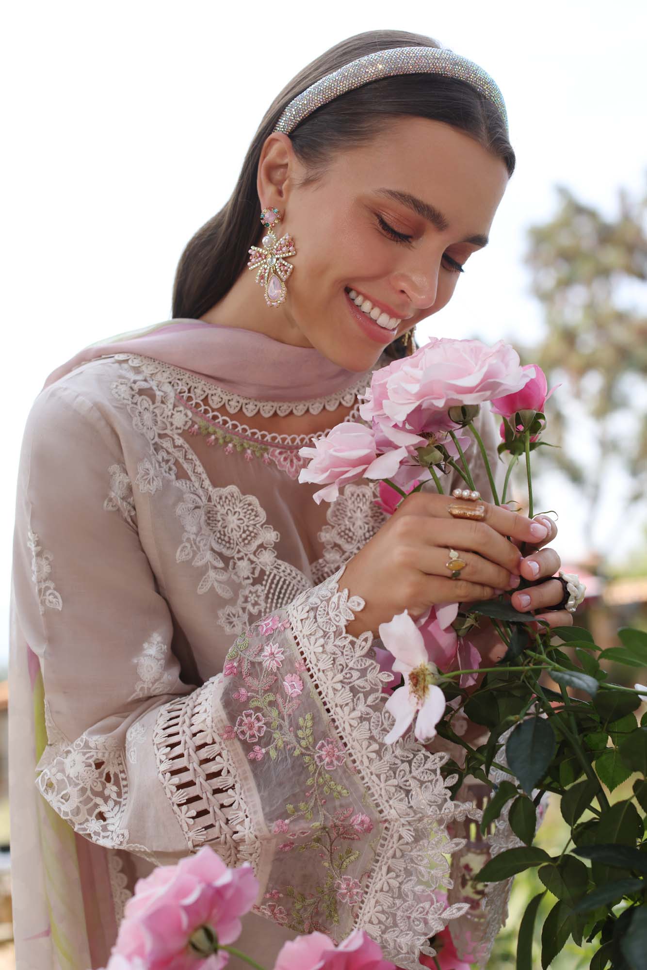 Noor by Saadia Asad | Luxe Chikankari 25 | D4-A - Official Noor by Saadia Asad stockist in UK - Sakeena London