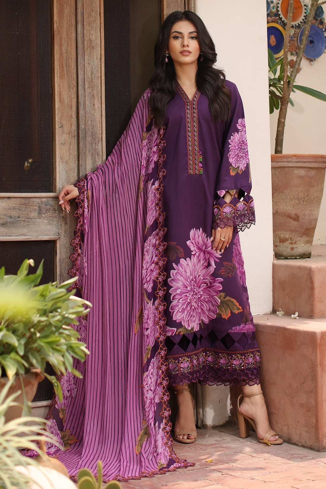 Charizma | Lawn Collection 24 | AS4-44 - Official Charizma stockist in UK - Sakeena London