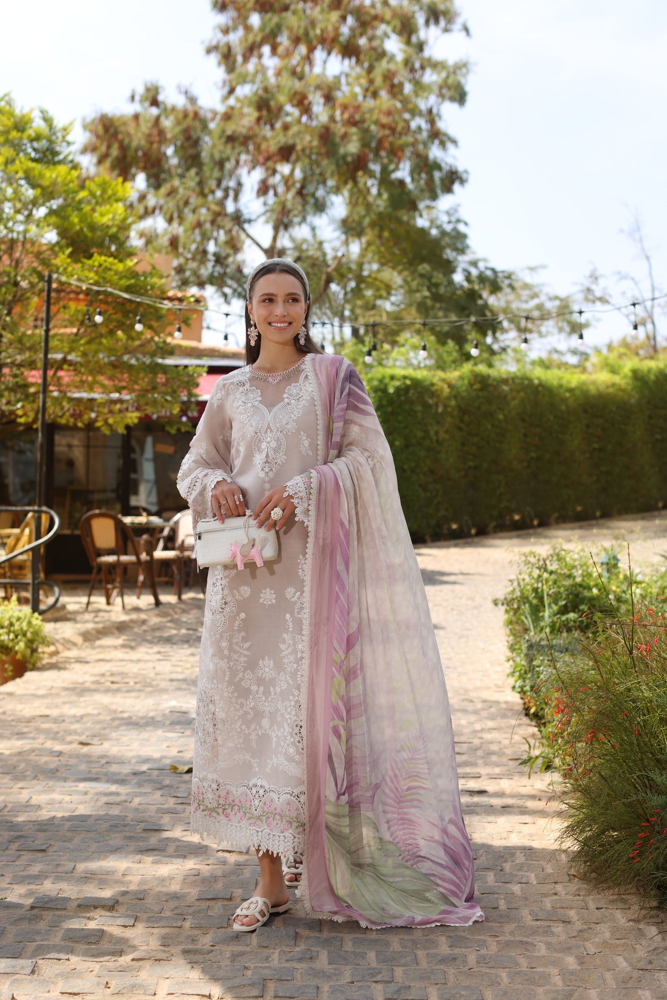 Noor by Saadia Asad | Luxe Chikankari 25 | D4-A - Official Noor by Saadia Asad stockist in UK - Sakeena London