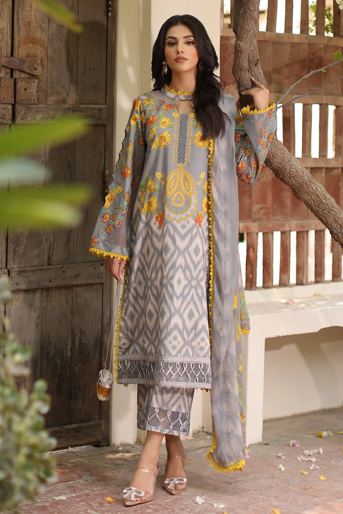 Charizma | Lawn Collection 24 | AS4-47 - Official Charizma stockist in UK - Sakeena London