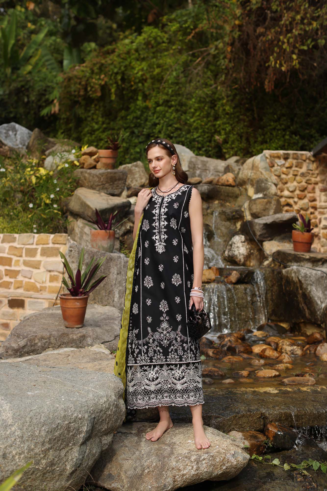 Noor by Saadia Asad | Luxe Chikankari 25 | D3-B - Official Noor by Saadia Asad stockist in UK - Sakeena London