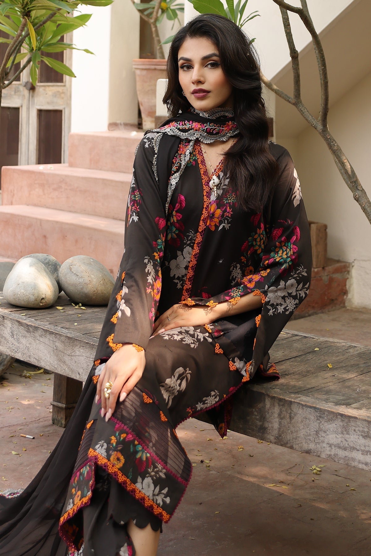Charizma | Lawn Collection 24 | AS4-41 - Official Charizma stockist in UK - Sakeena London