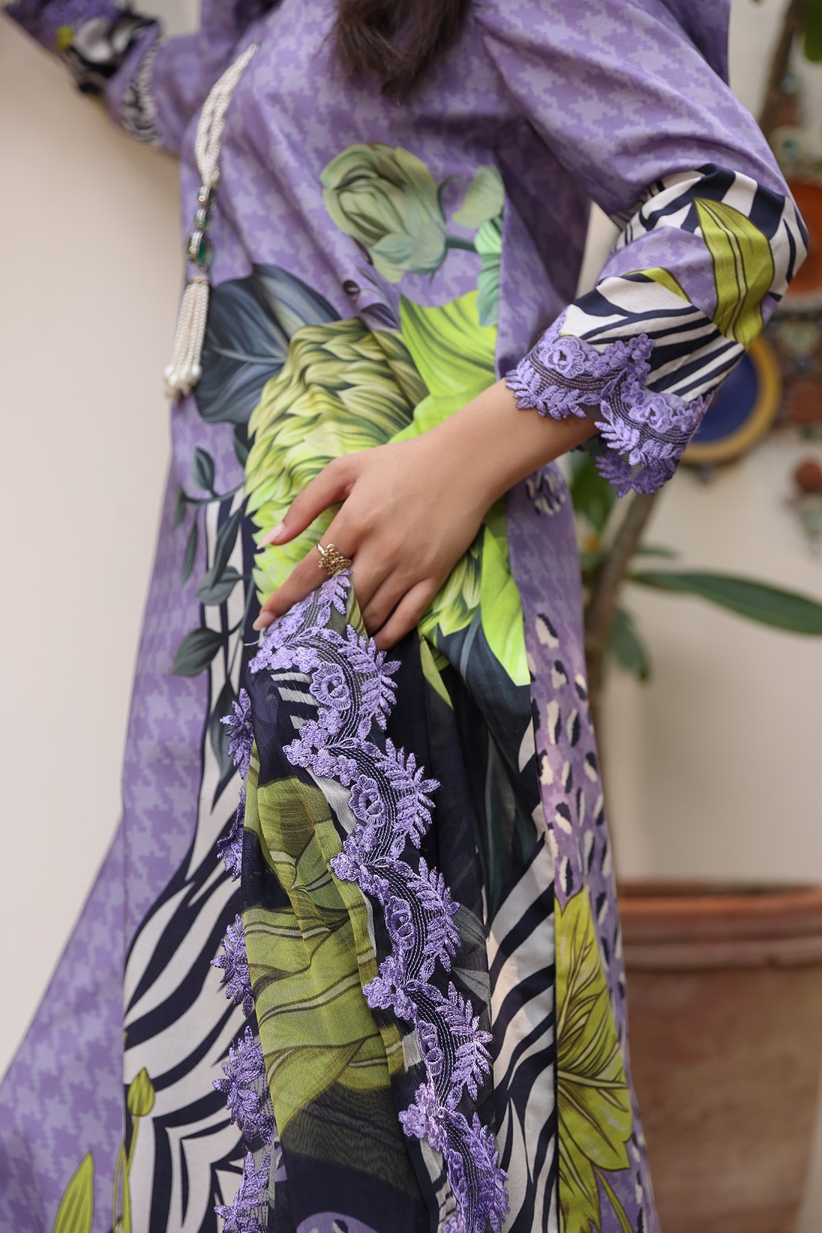Charizma | Lawn Collection 24 | AS4-34 - Official Charizma stockist in UK - Sakeena London