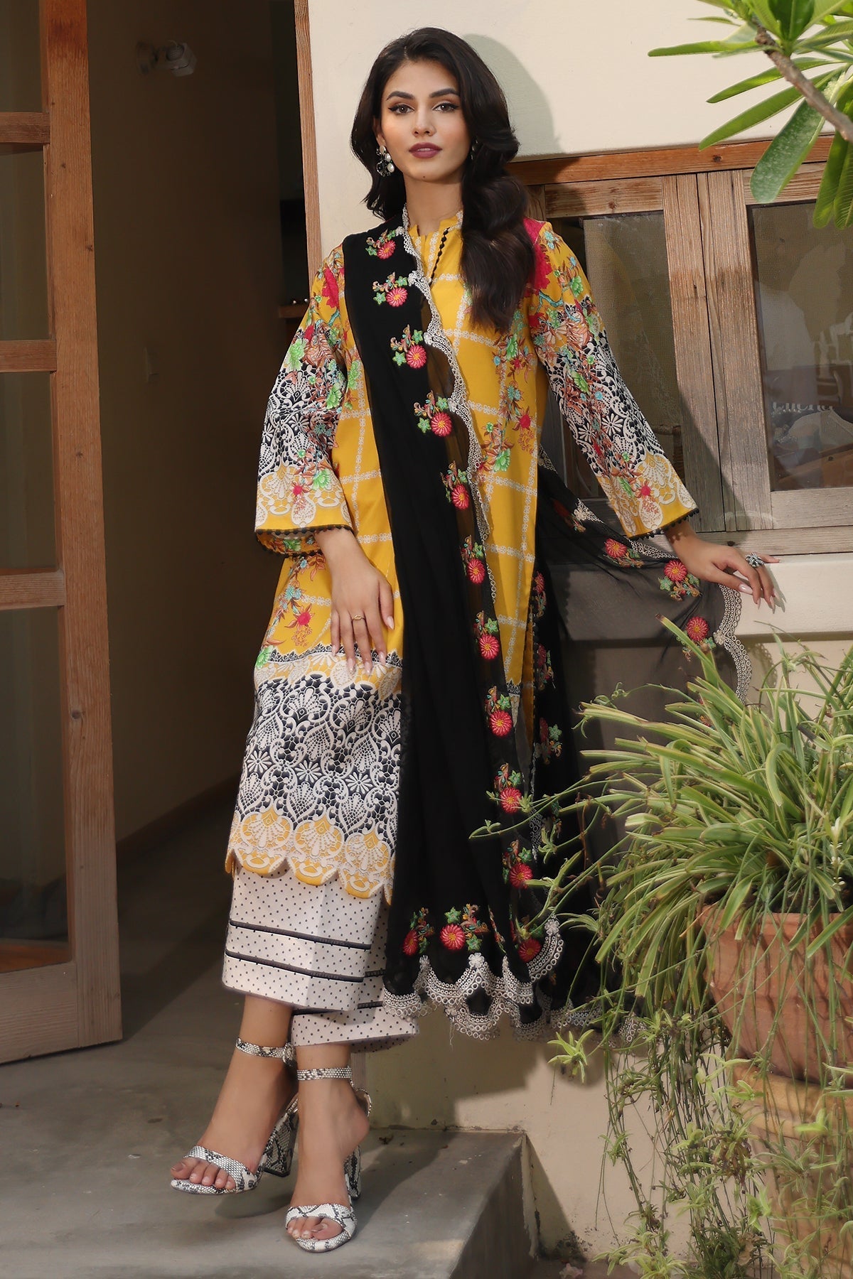 Charizma | Lawn Collection 24 | AS4-40 - Official Charizma stockist in UK - Sakeena London