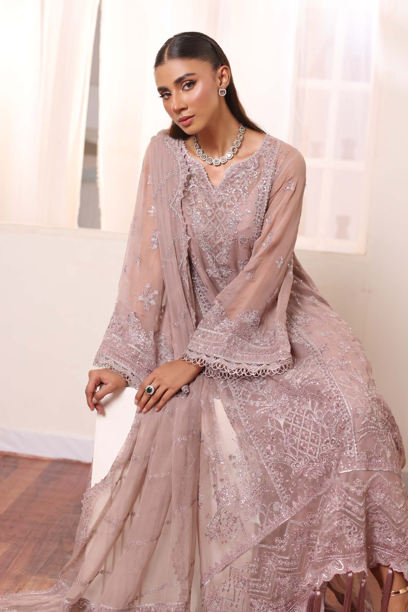 Noor by Saadia Asad | Noor Chiffon De Luxe | D7 - Official Noor by Saadia Asad stockist in UK - Sakeena London