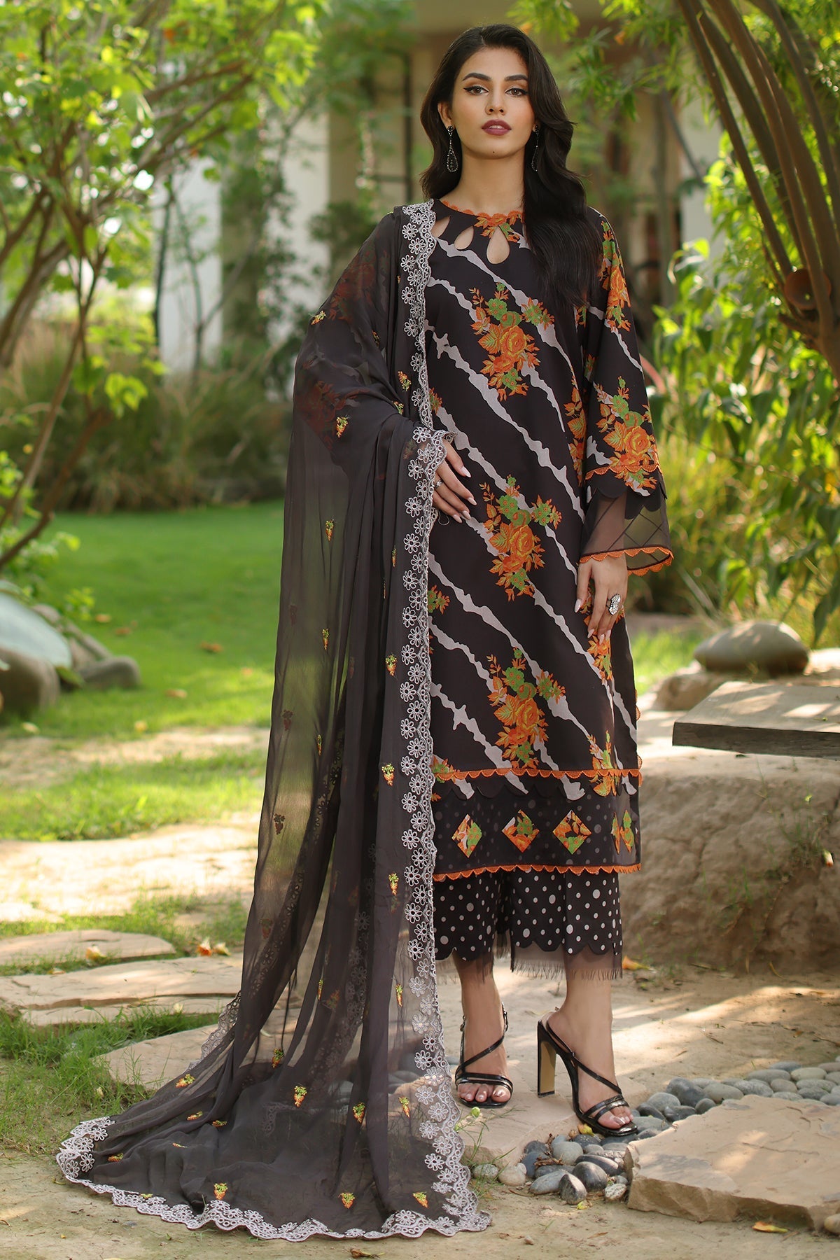 Charizma | Lawn Collection 24 | AS4-42 - Official Charizma stockist in UK - Sakeena London