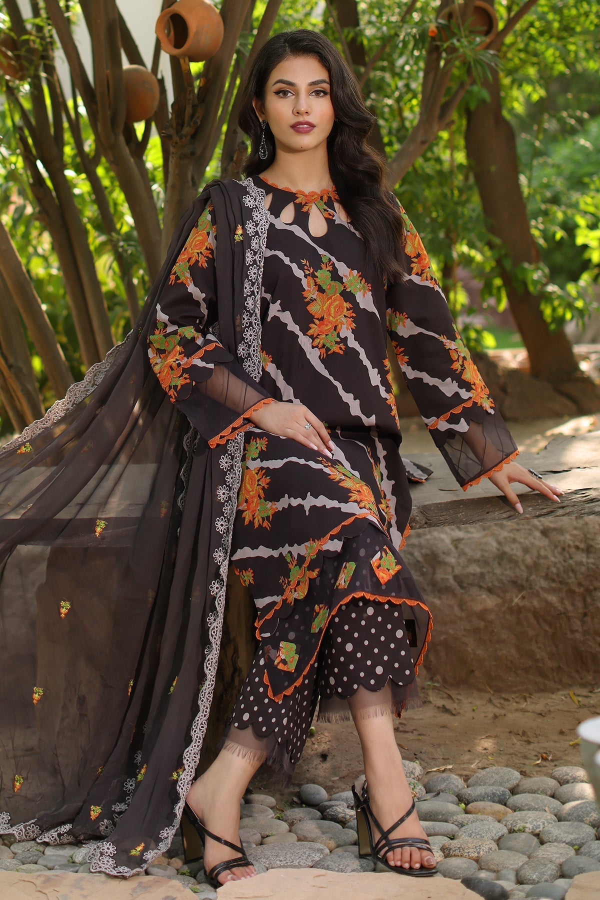 Charizma | Lawn Collection 24 | AS4-42 - Official Charizma stockist in UK - Sakeena London