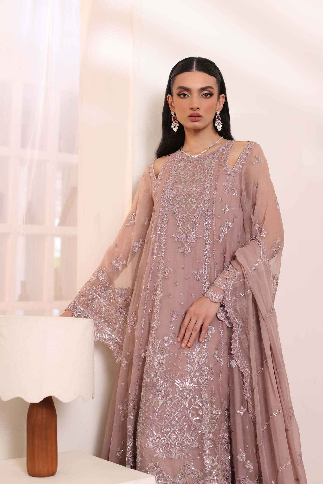 Noor by Saadia Asad | Noor Chiffon De Luxe | D7 - Official Noor by Saadia Asad stockist in UK - Sakeena London