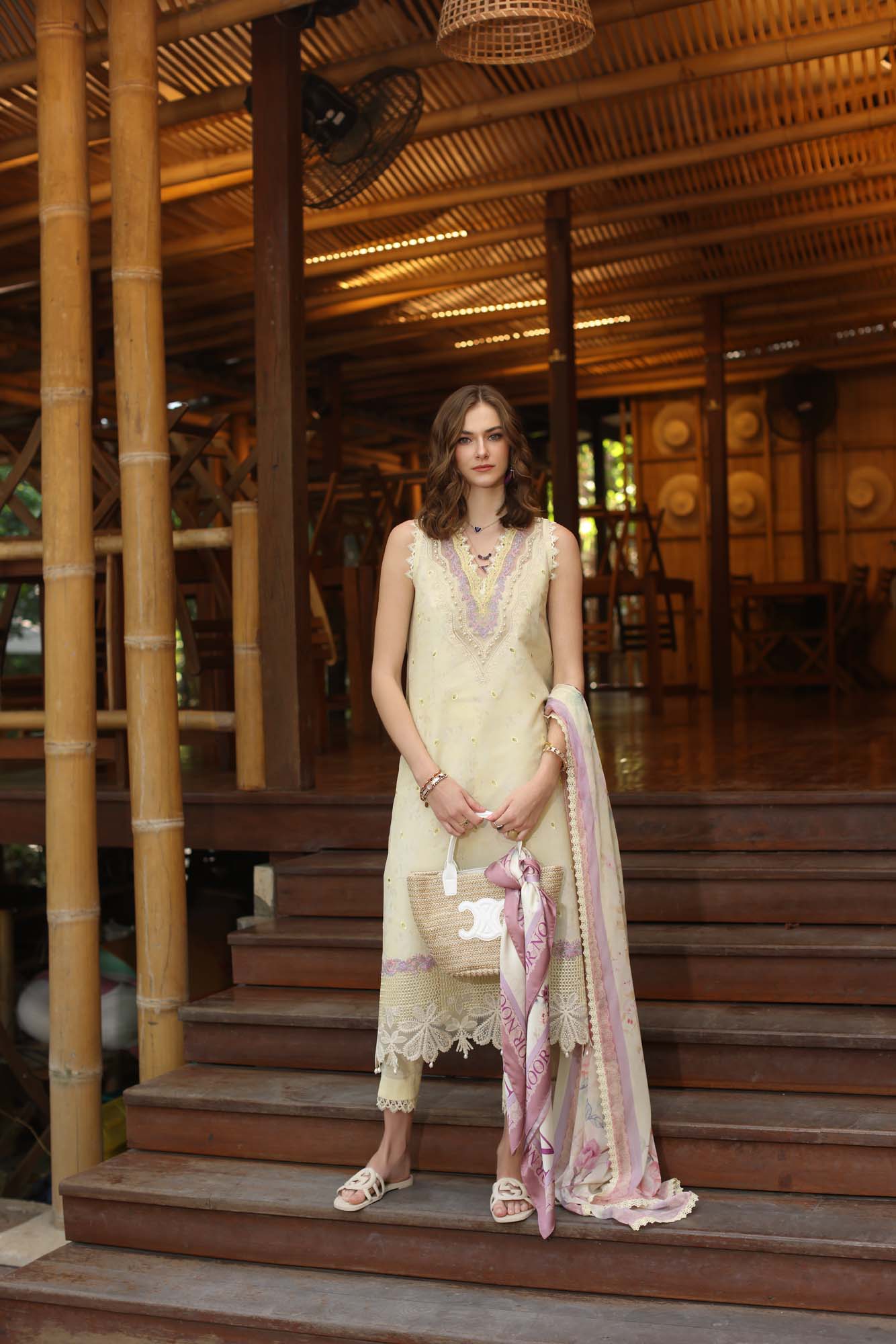 Noor by Saadia Asad | Eid Luxe Printedkari | D9-A - Official Noor by Saadia Asad stockist in UK - Sakeena London