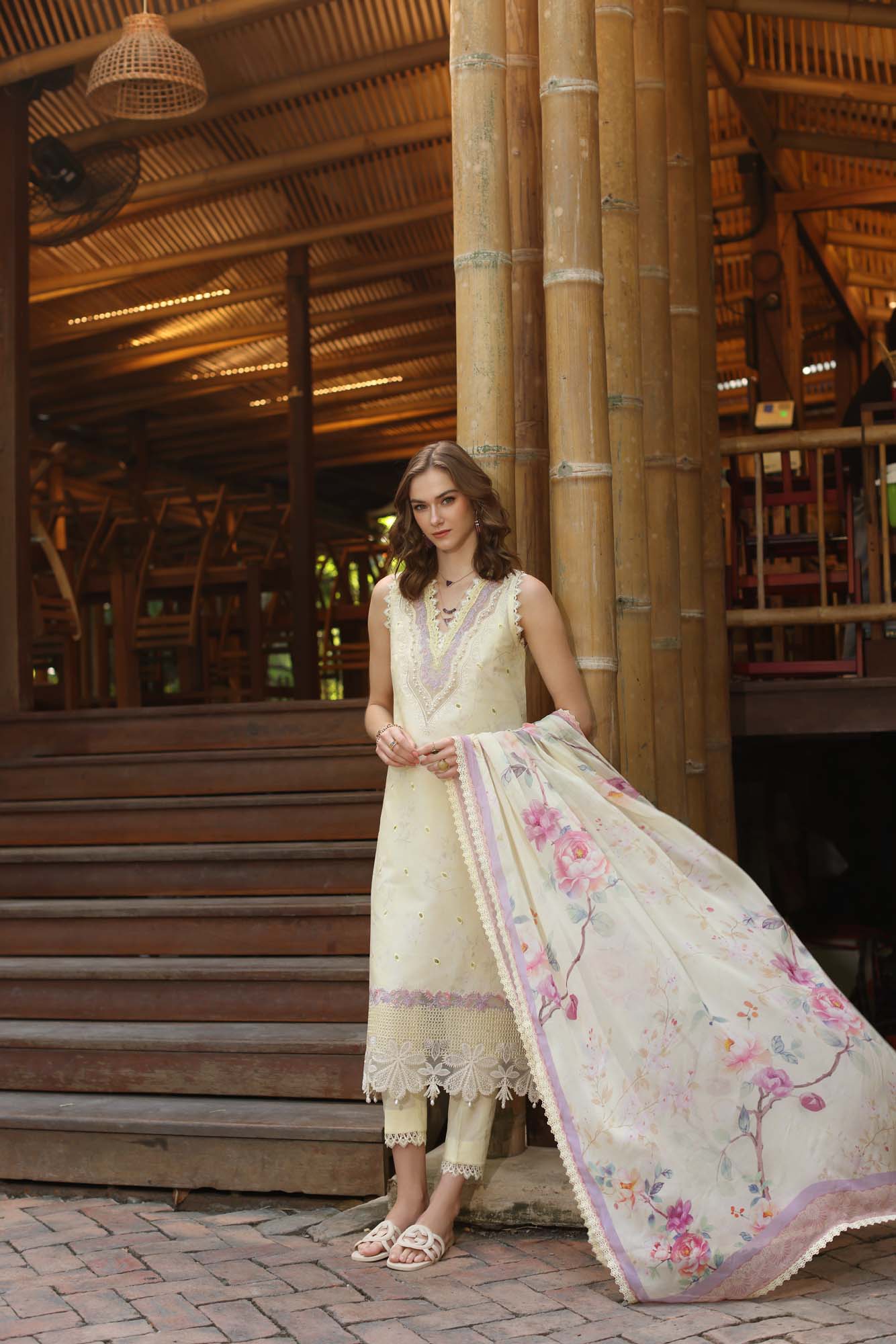 Noor by Saadia Asad | Eid Luxe Printedkari | D9-A - Official Noor by Saadia Asad stockist in UK - Sakeena London