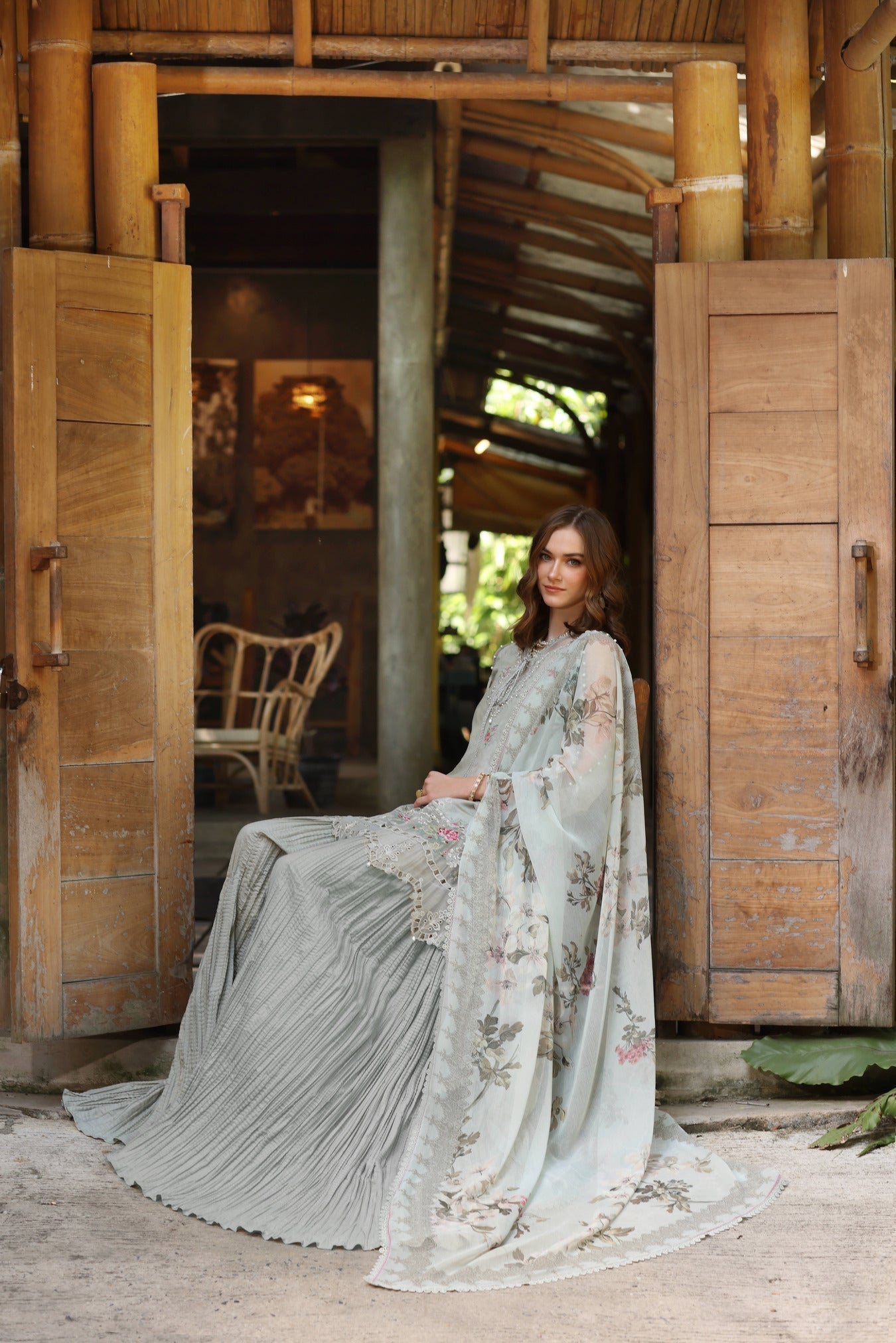 Noor by Saadia Asad | Eid Luxe Printedkari | D2-A - Official Noor by Saadia Asad stockist in UK - Sakeena London