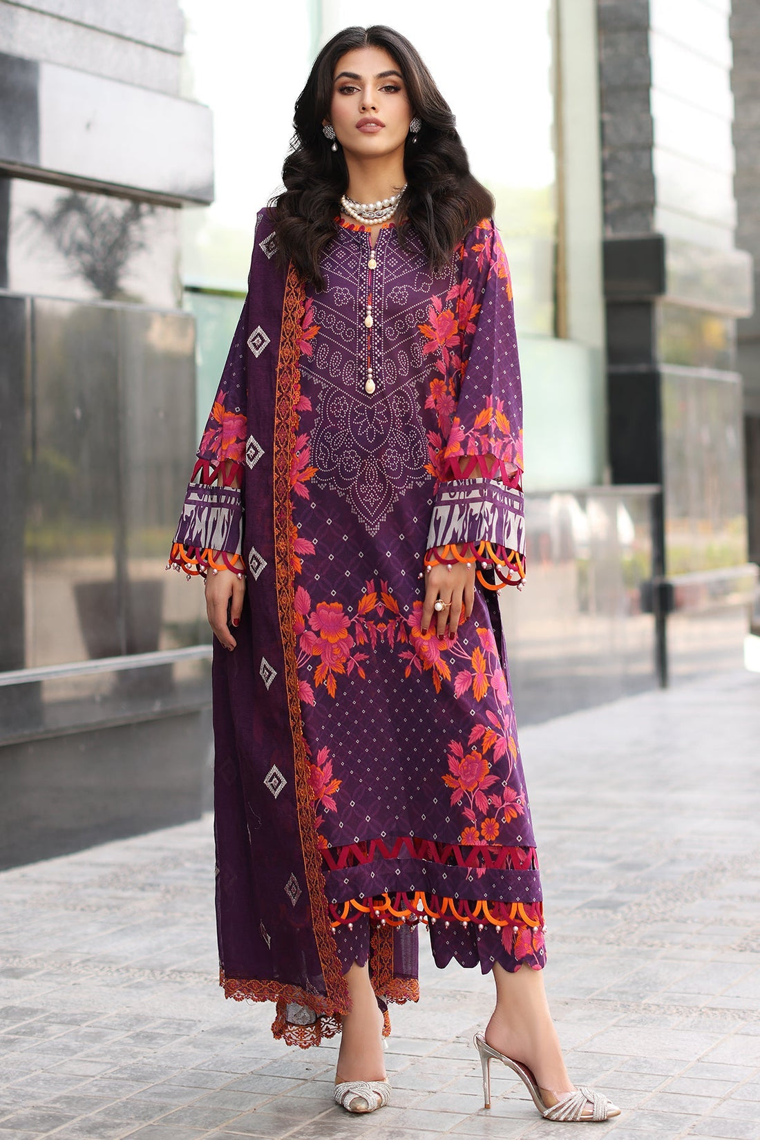 Charizma | Lawn Collection 24 | AS4-14 - Official Charizma stockist in UK - Sakeena London