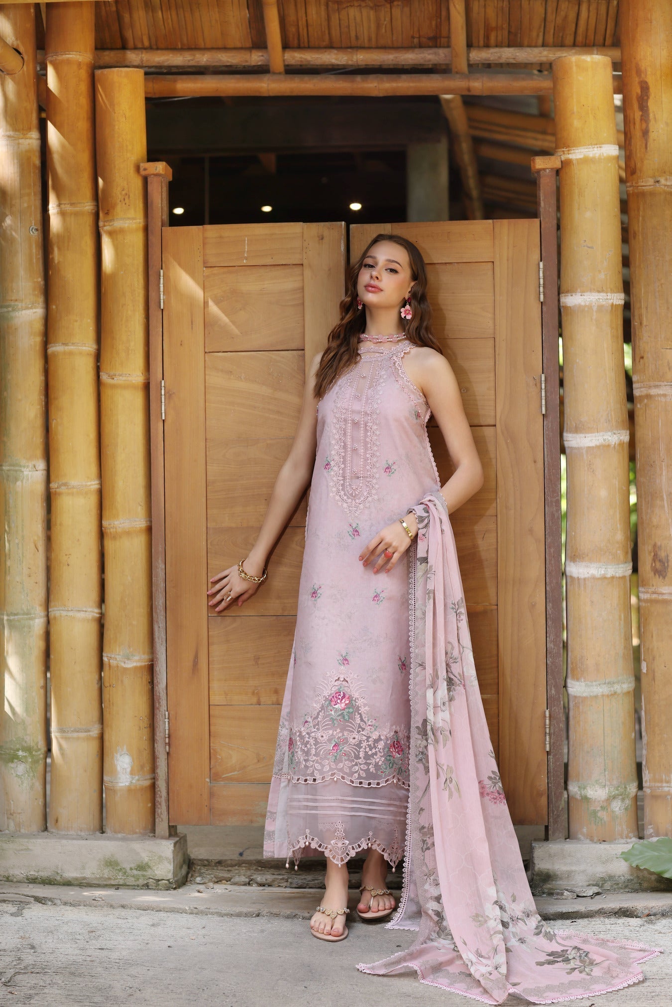 Noor by Saadia Asad | Eid Luxe Printedkari | D2-B - Official Noor by Saadia Asad stockist in UK - Sakeena London
