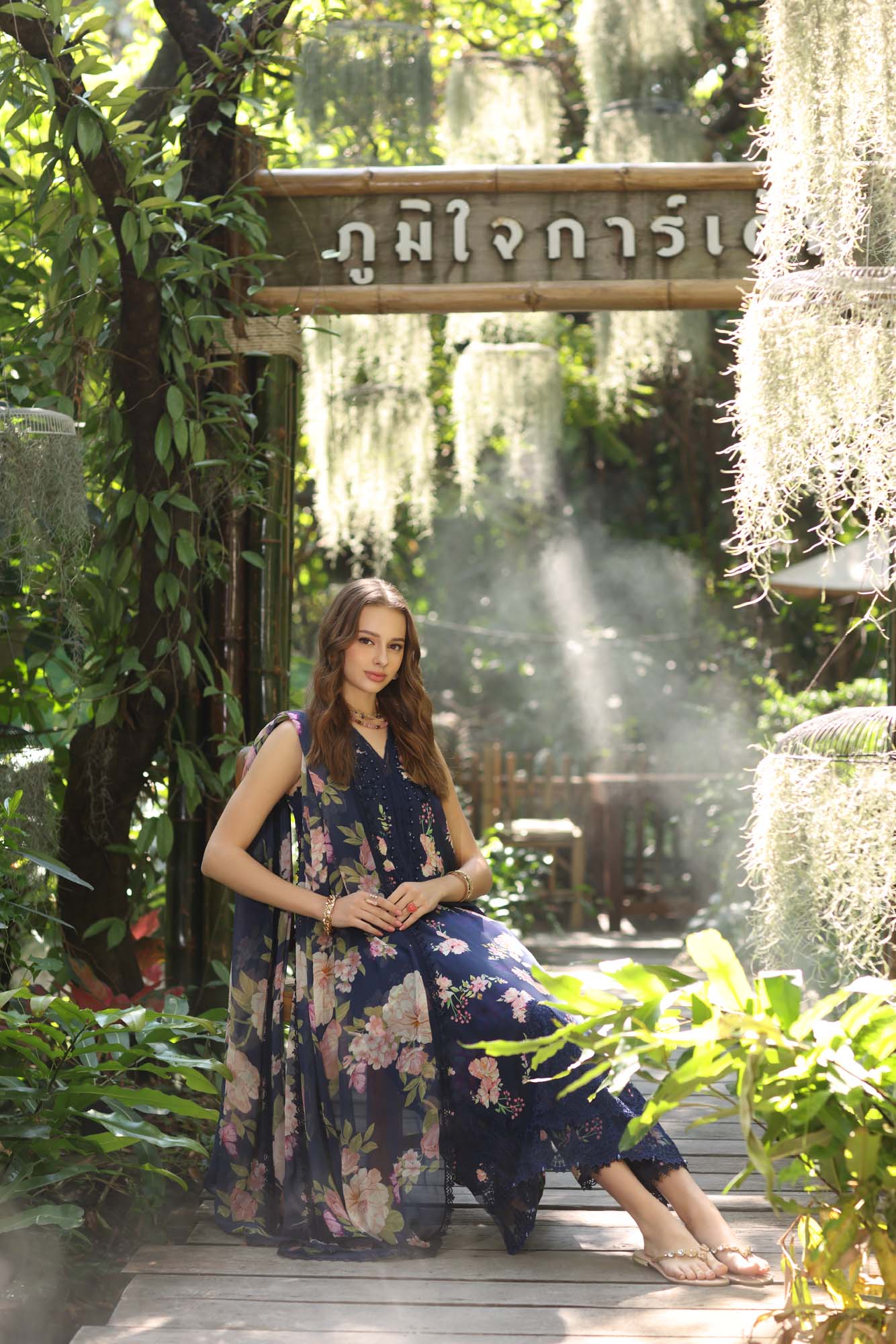 Noor by Saadia Asad | Eid Luxe Printedkari | D8-B - Official Noor by Saadia Asad stockist in UK - Sakeena London