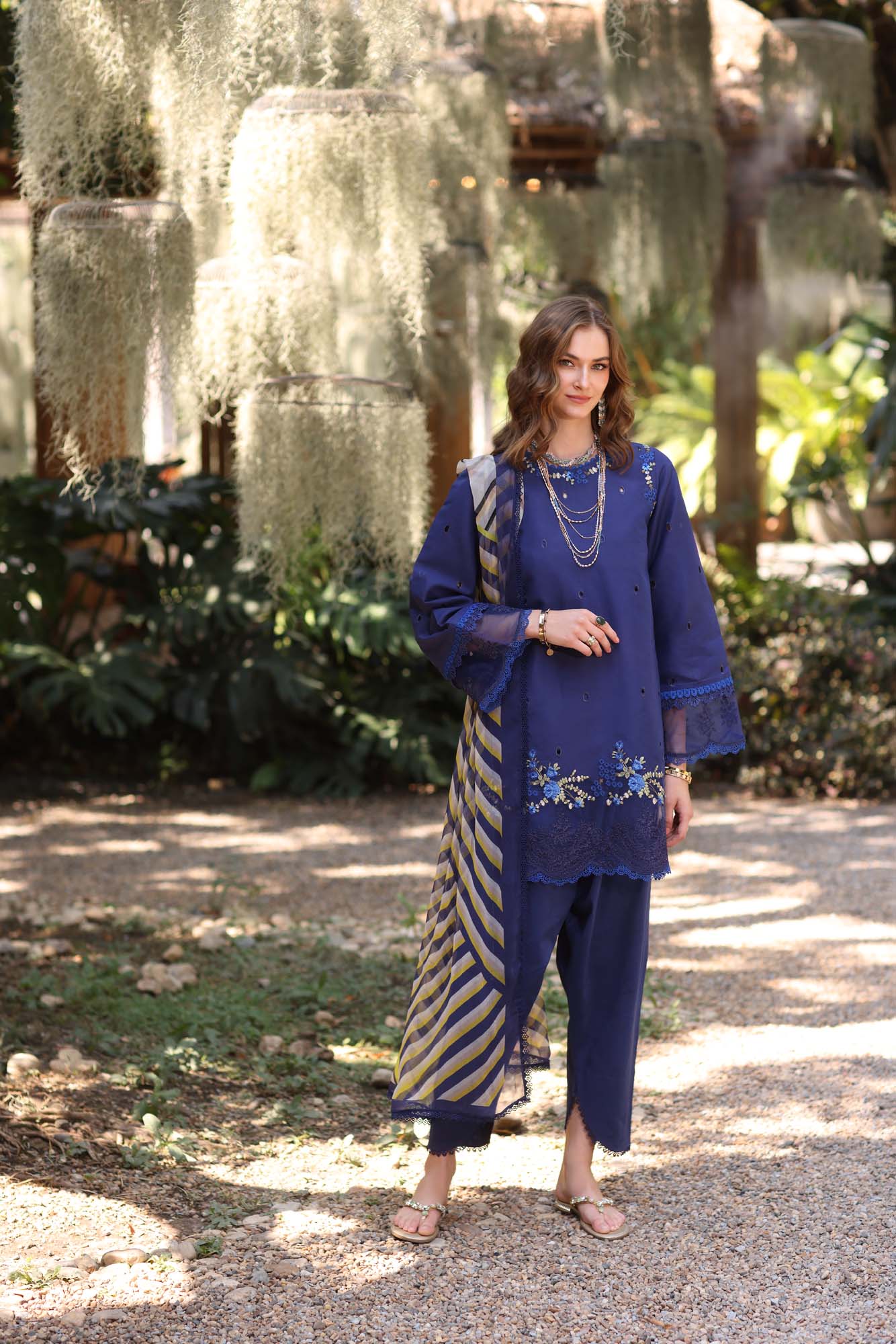 Noor by Saadia Asad | Eid Luxe Printedkari | D3-A - Official Noor by Saadia Asad stockist in UK - Sakeena London