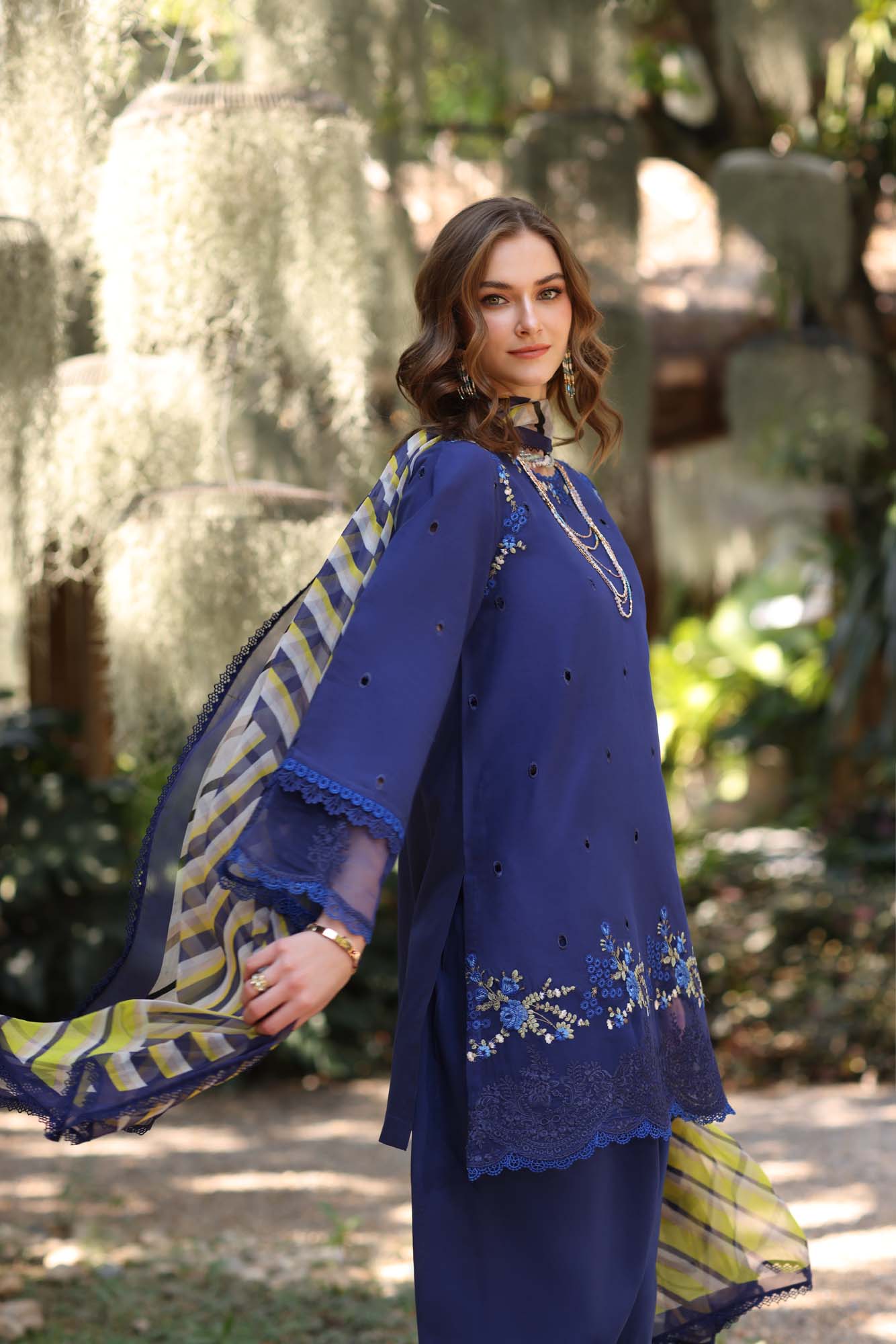 Noor by Saadia Asad | Eid Luxe Printedkari | D3-A - Official Noor by Saadia Asad stockist in UK - Sakeena London