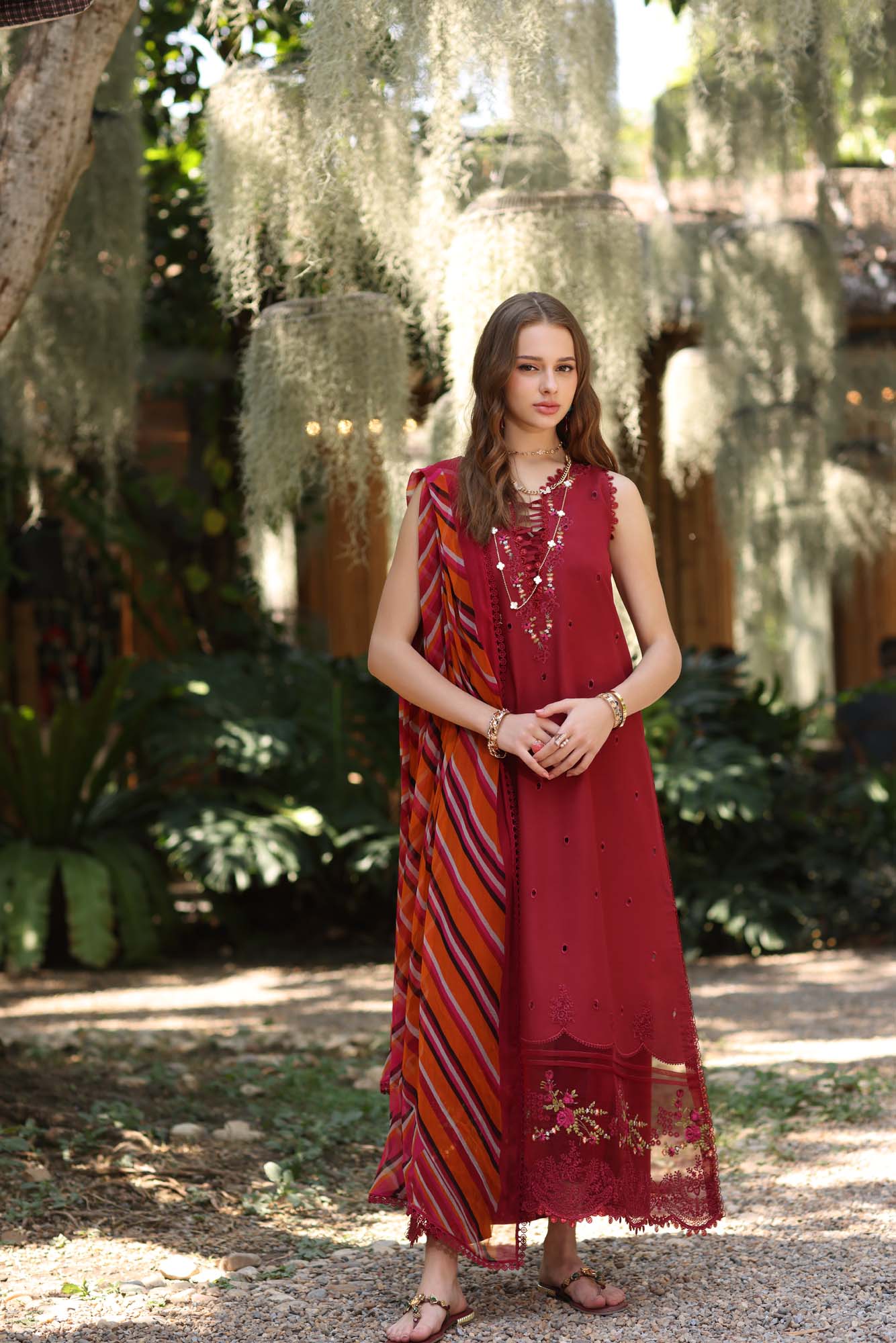 Noor by Saadia Asad | Eid Luxe Printedkari | D3-B - Official Noor by Saadia Asad stockist in UK - Sakeena London