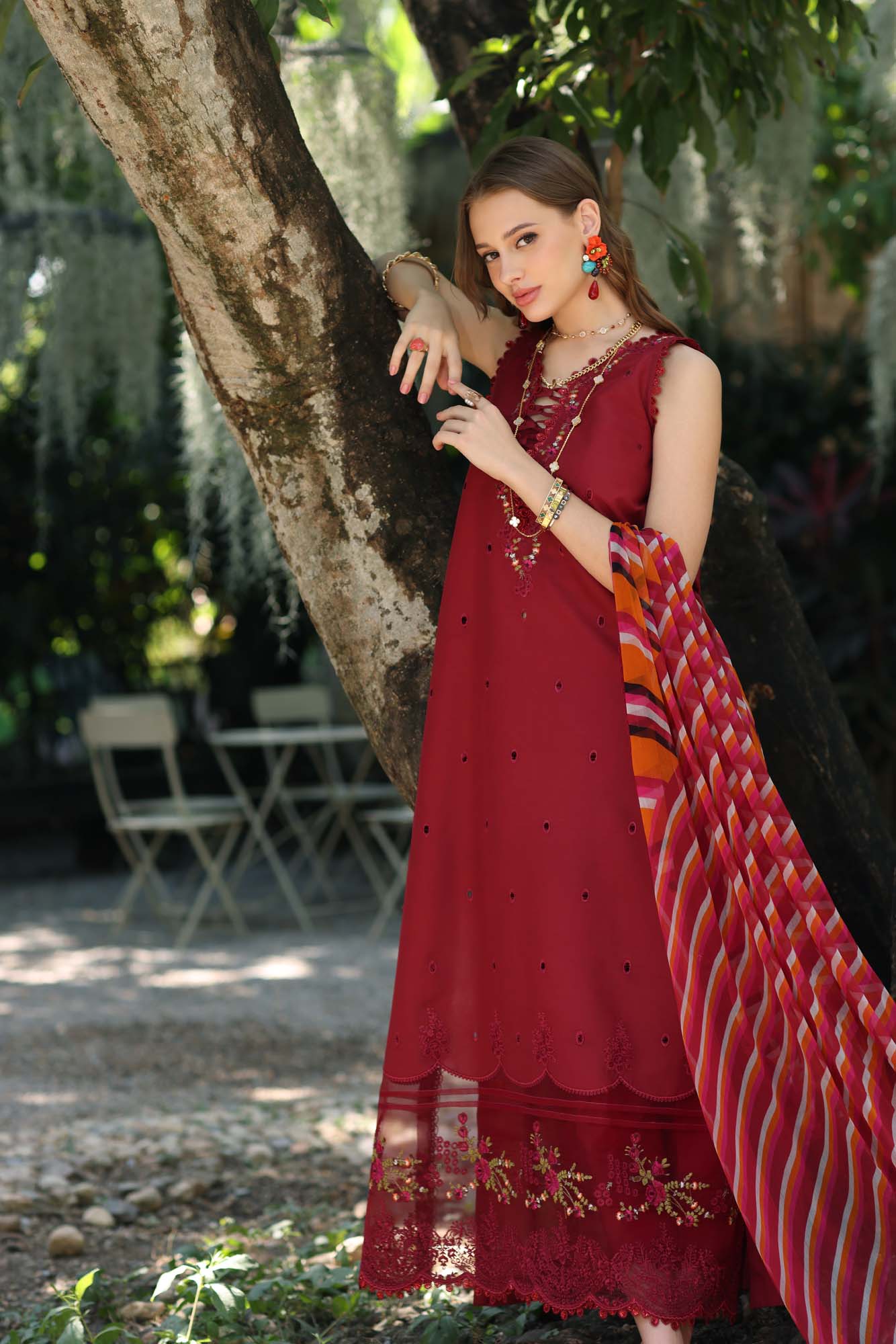 Noor by Saadia Asad | Eid Luxe Printedkari | D3-B - Official Noor by Saadia Asad stockist in UK - Sakeena London