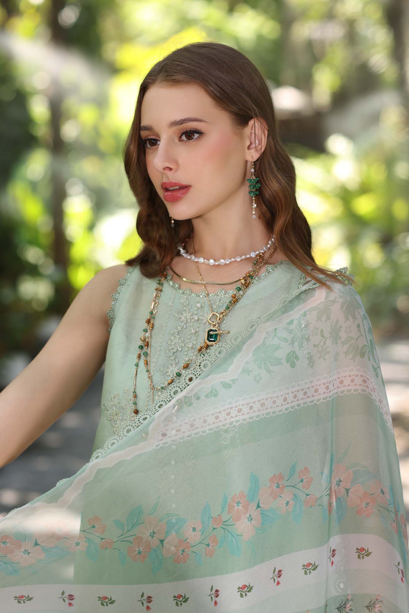 Noor by Saadia Asad | Eid Luxe Printedkari | D6-A - Official Noor by Saadia Asad stockist in UK - Sakeena London