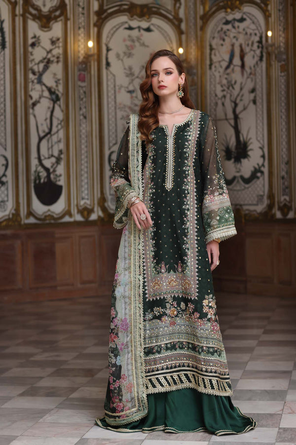 Noor by Saadia Asad | Festive 25 | D5 - Green - Official Noor by Saadia Asad stockist in UK - Sakeena London