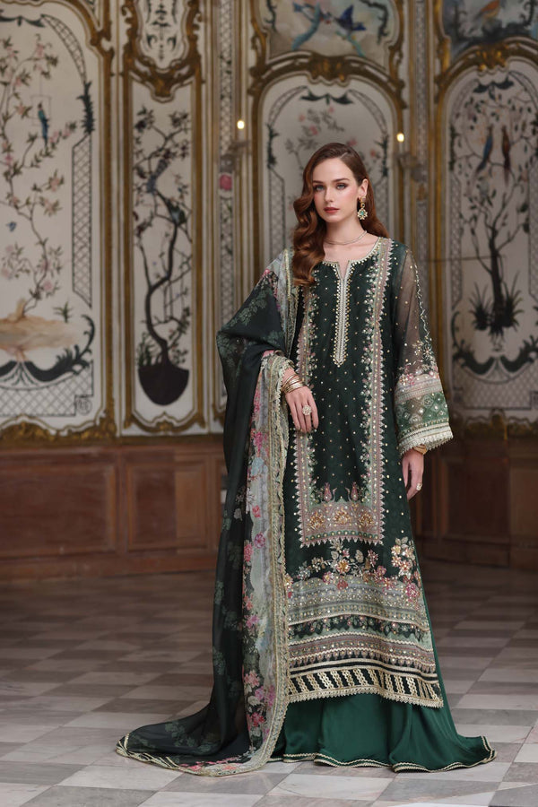 Noor by Saadia Asad | Festive 25 | D5 - Green - Official Noor by Saadia Asad stockist in UK - Sakeena London