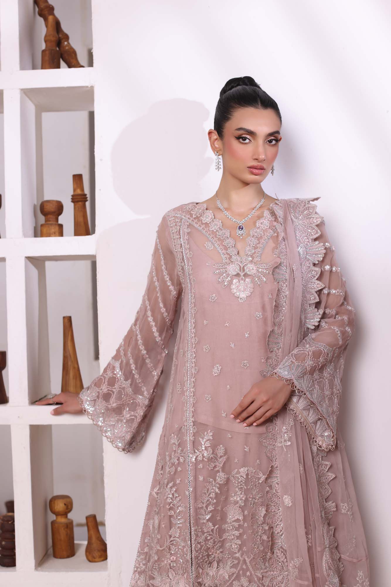Noor by Saadia Asad | Noor Chiffon De Luxe | D3 - Official Noor by Saadia Asad stockist in UK - Sakeena London