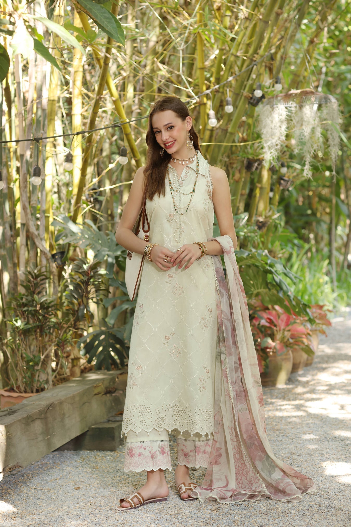 Noor by Saadia Asad | Eid Luxe Printedkari | D5-B - Official Noor by Saadia Asad stockist in UK - Sakeena London