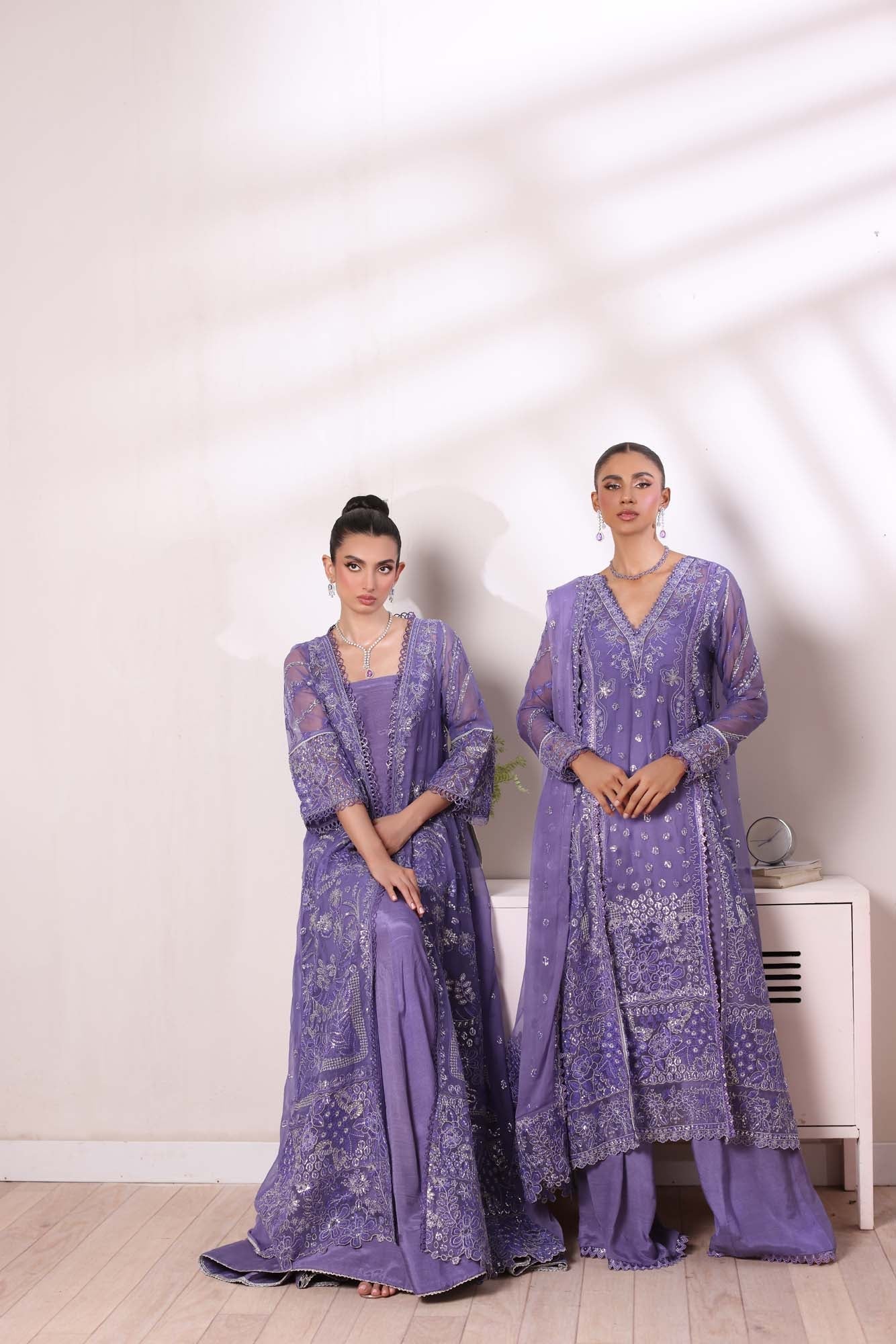 Noor by Saadia Asad | Noor Chiffon De Luxe | D2 - Official Noor by Saadia Asad stockist in UK - Sakeena London