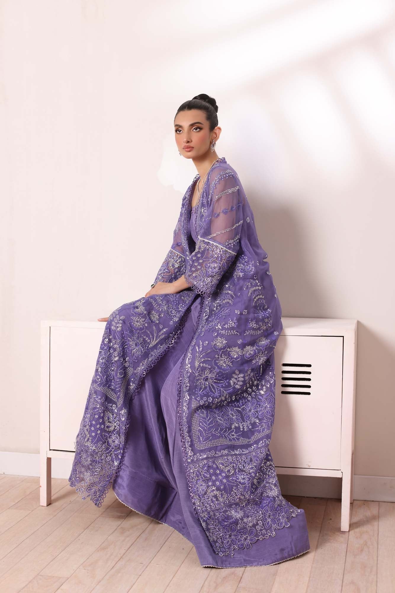 Noor by Saadia Asad | Noor Chiffon De Luxe | D2 - Official Noor by Saadia Asad stockist in UK - Sakeena London