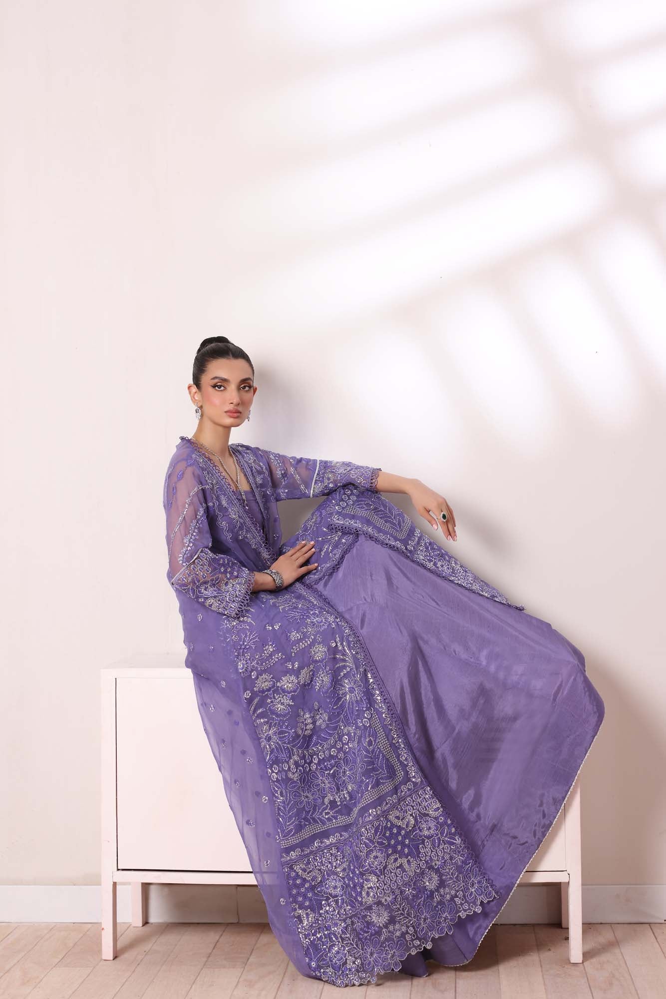 Noor by Saadia Asad | Noor Chiffon De Luxe | D2 - Official Noor by Saadia Asad stockist in UK - Sakeena London