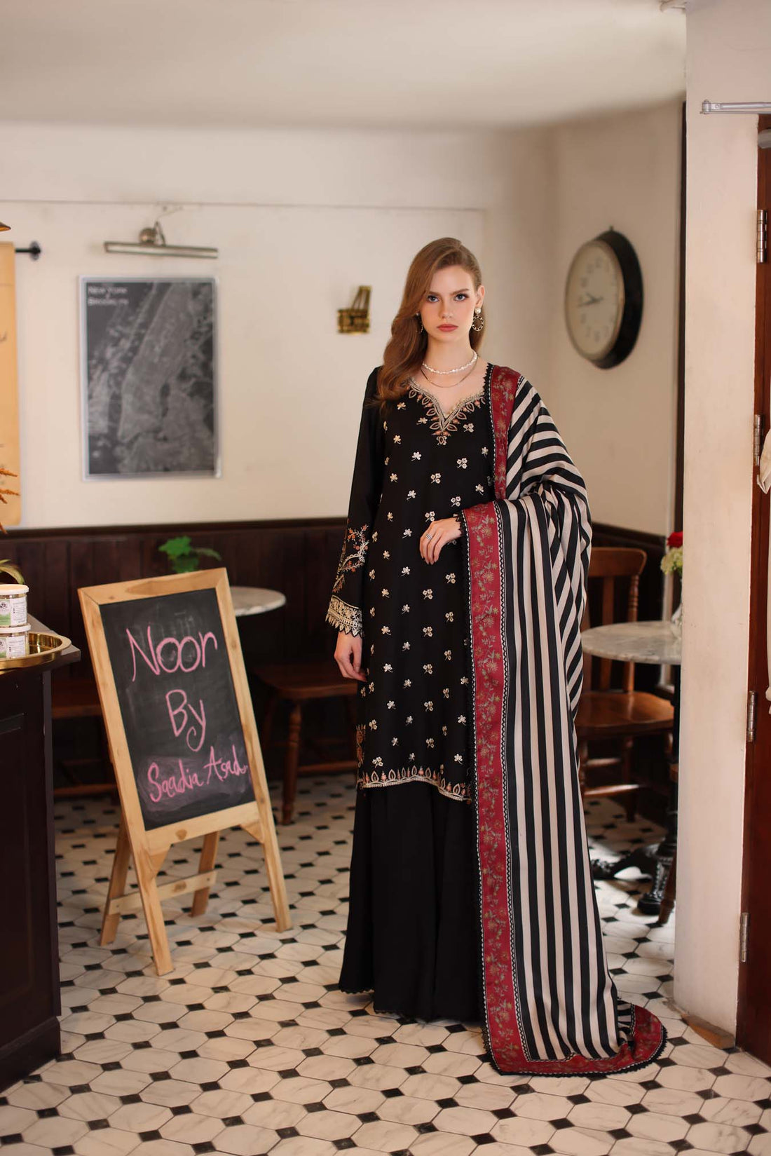 Saadia Asad | Winter Printkhaas 25 | D1 - A - Official Saadia Asad stockist in UK - Sakeena London